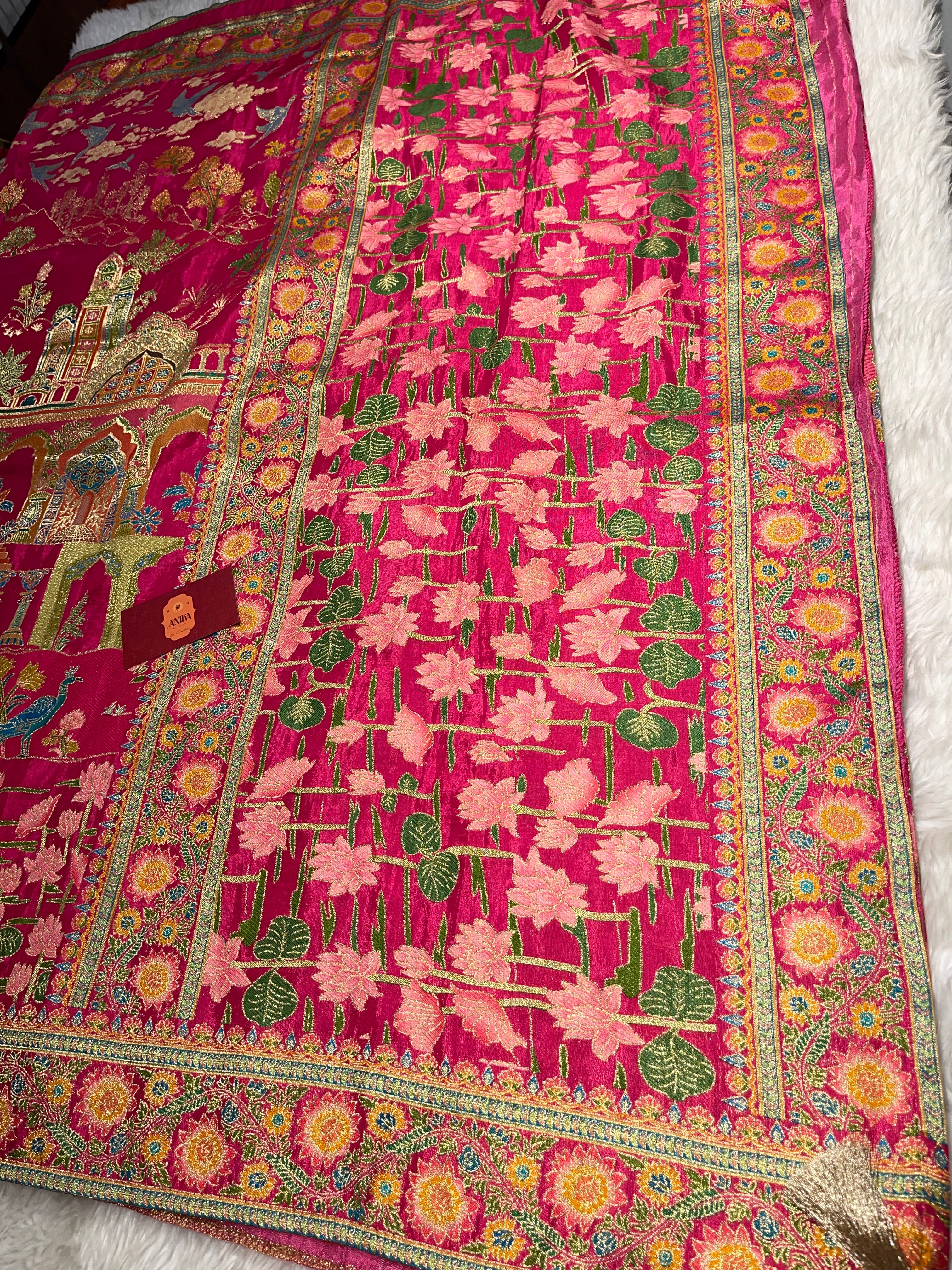 Pashmina silk saree - PS33