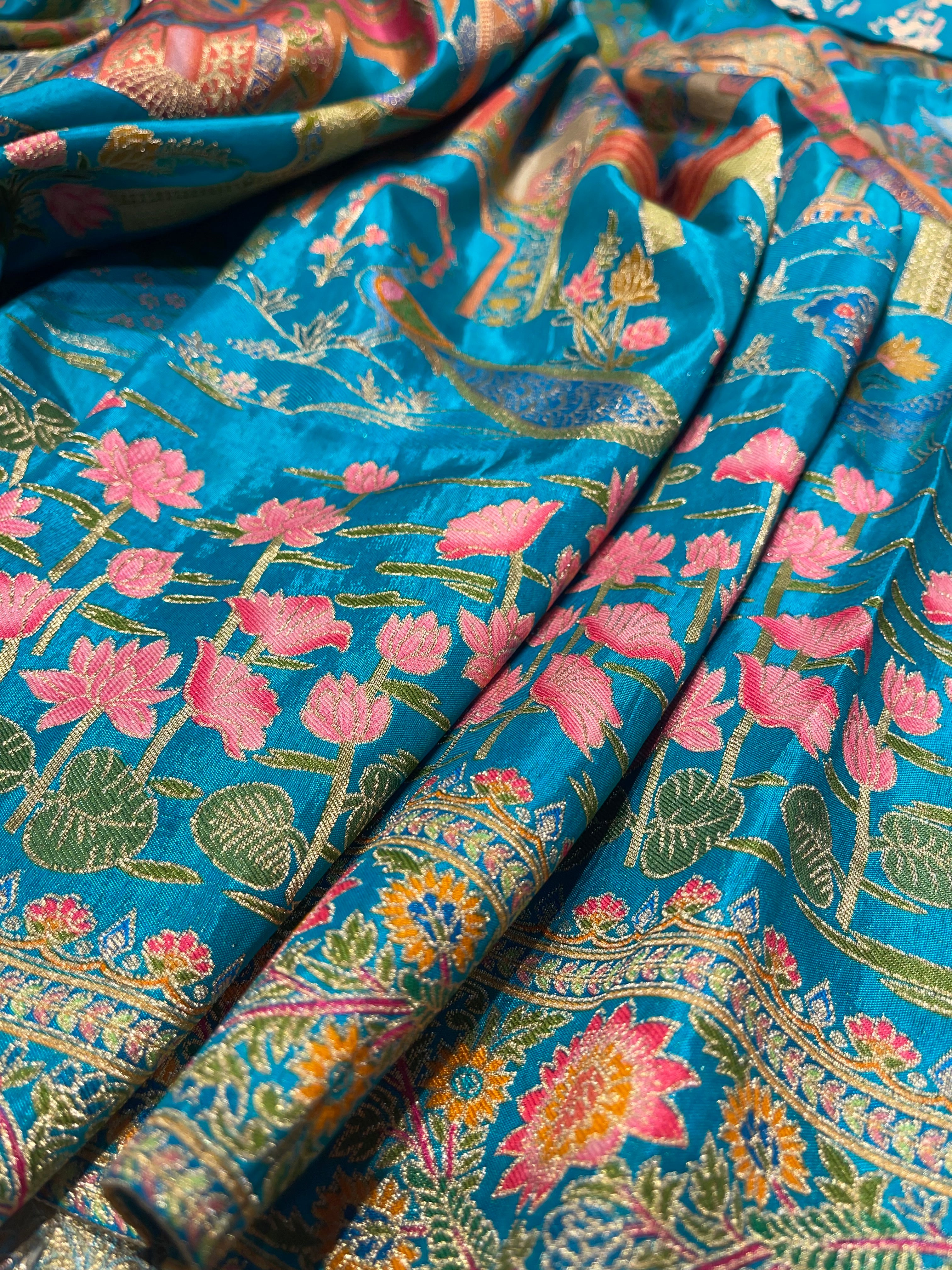 Pashmina silk saree - PS32