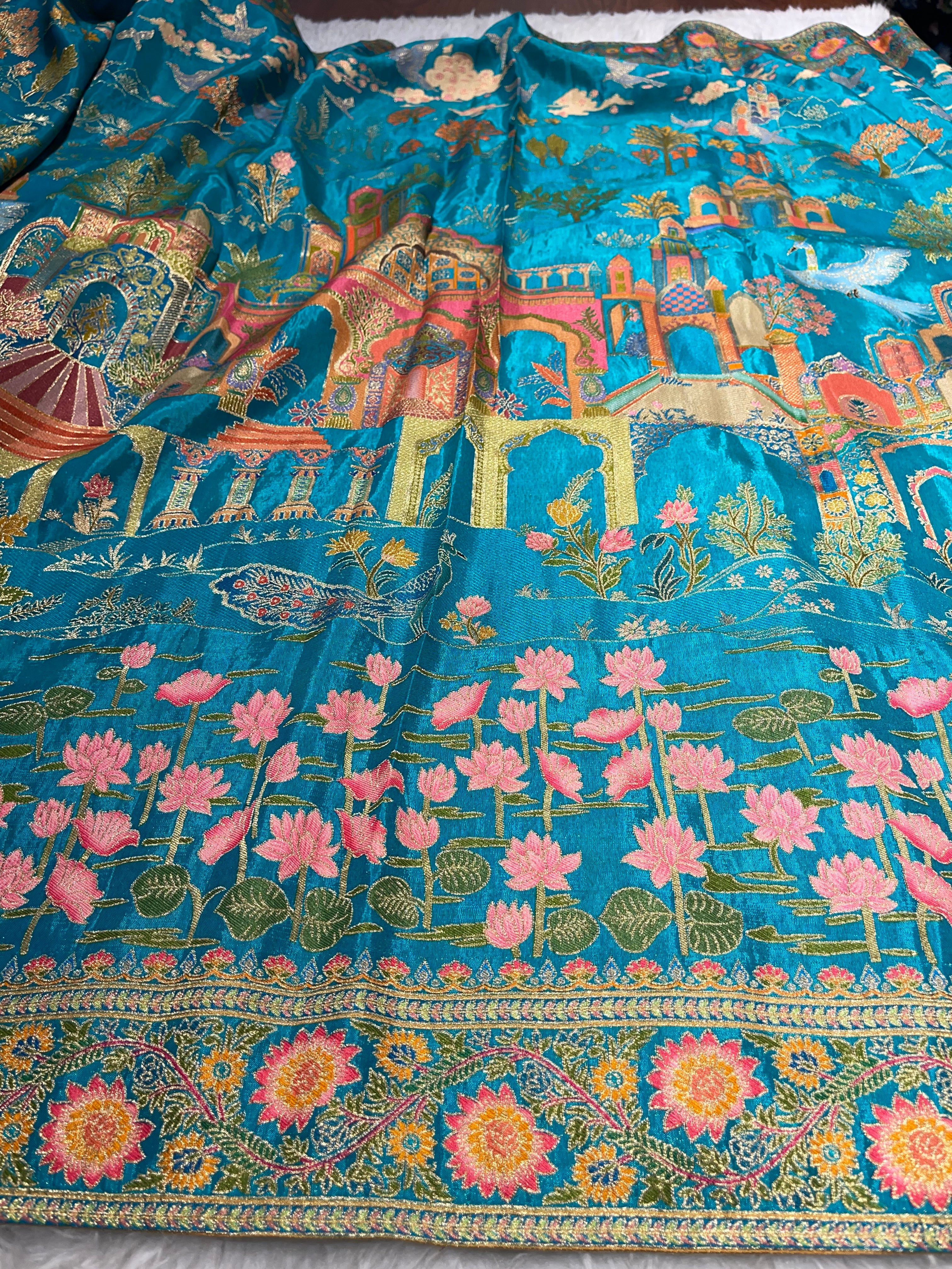 Pashmina silk saree - PS32