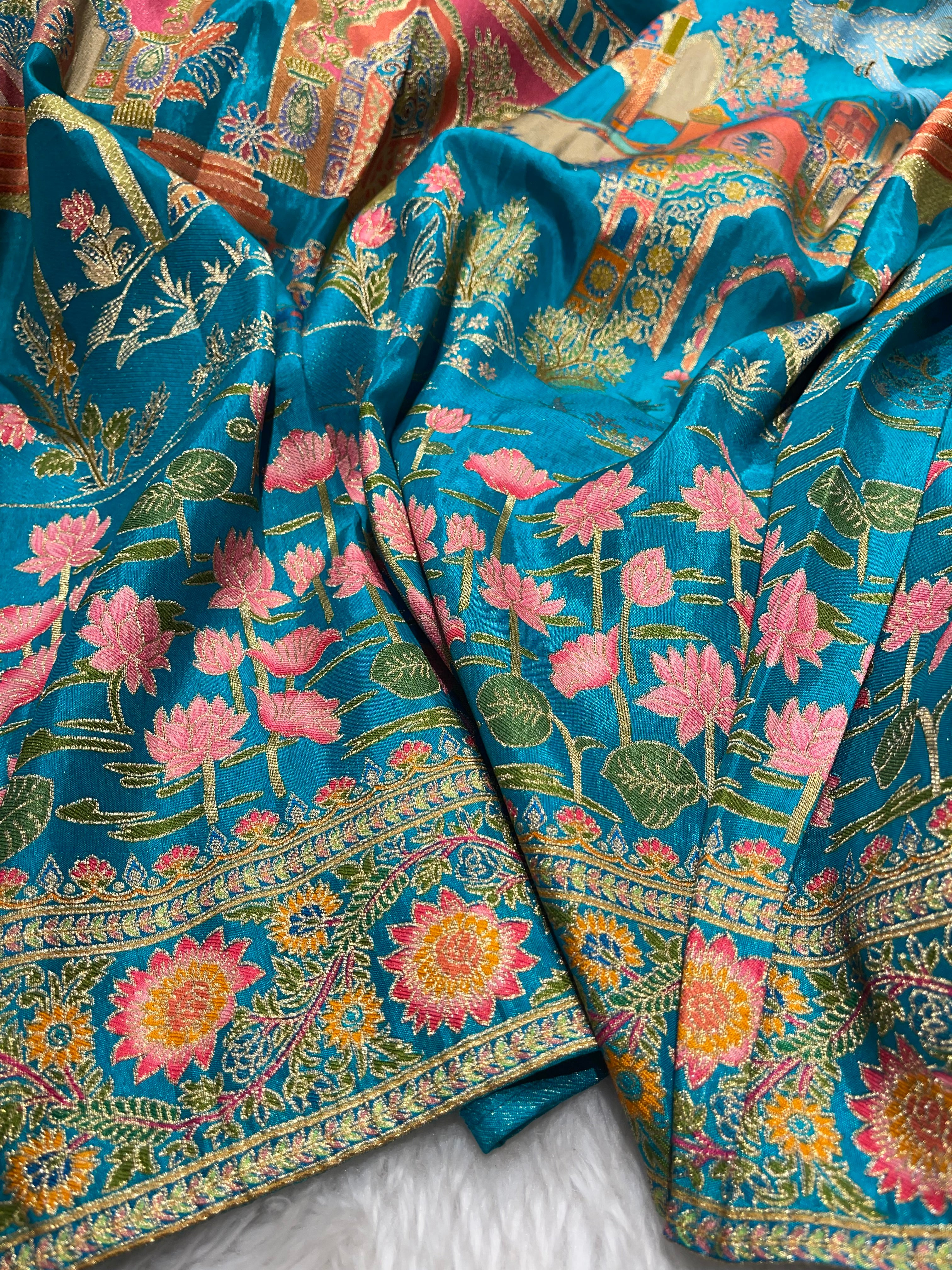 Pashmina silk saree - PS32