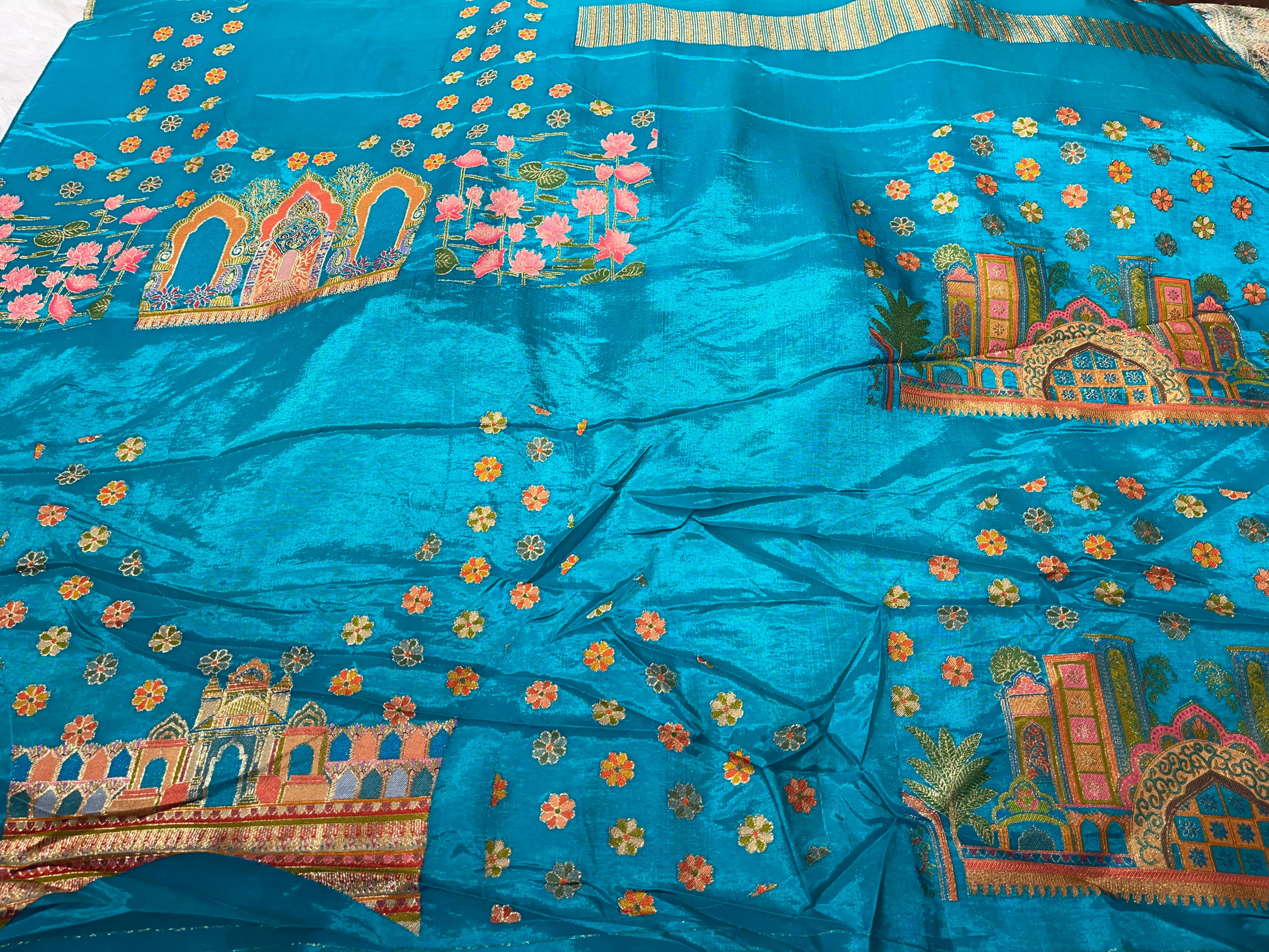 Pashmina silk saree - PS32