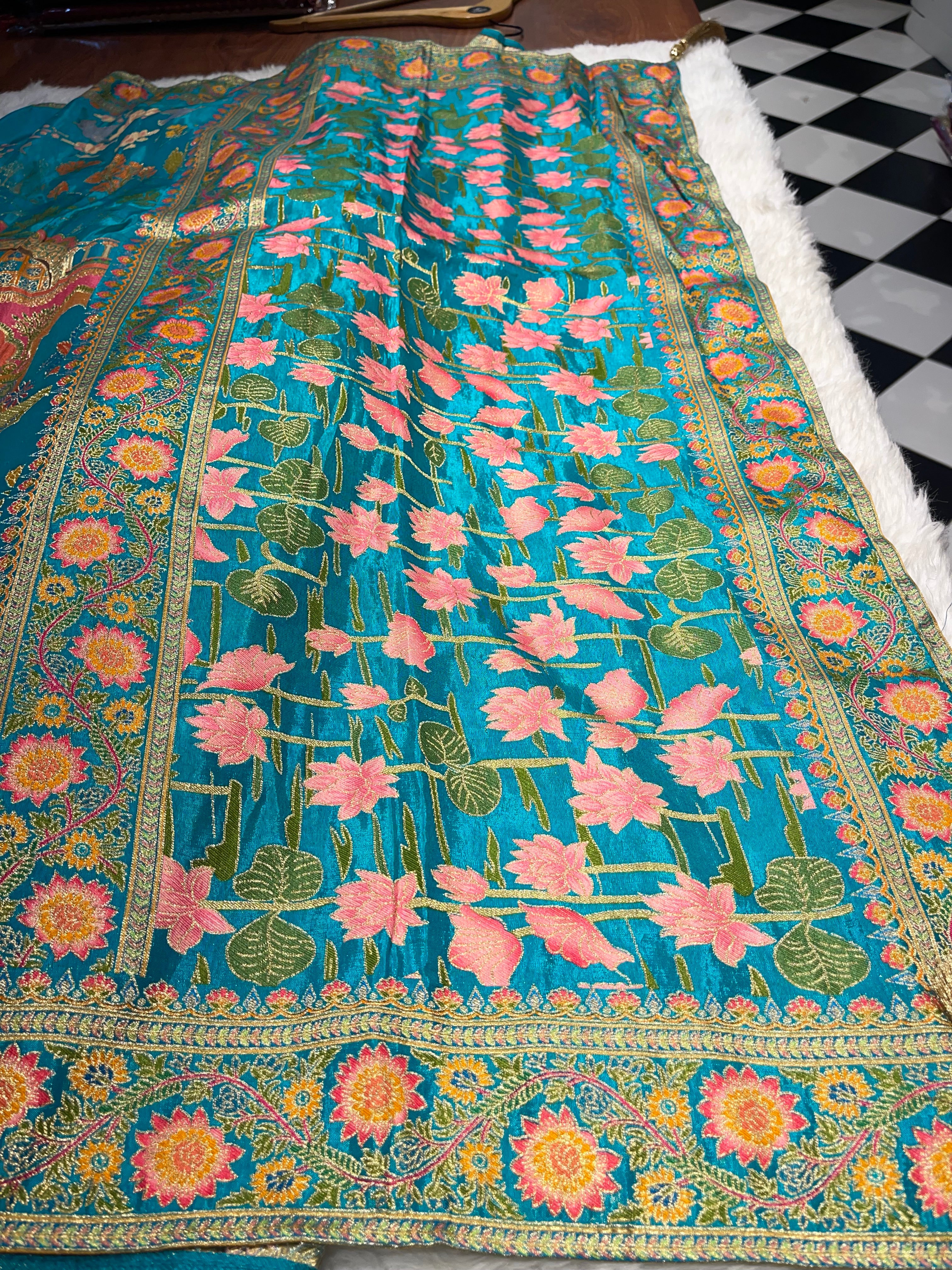 Pashmina silk saree - PS32