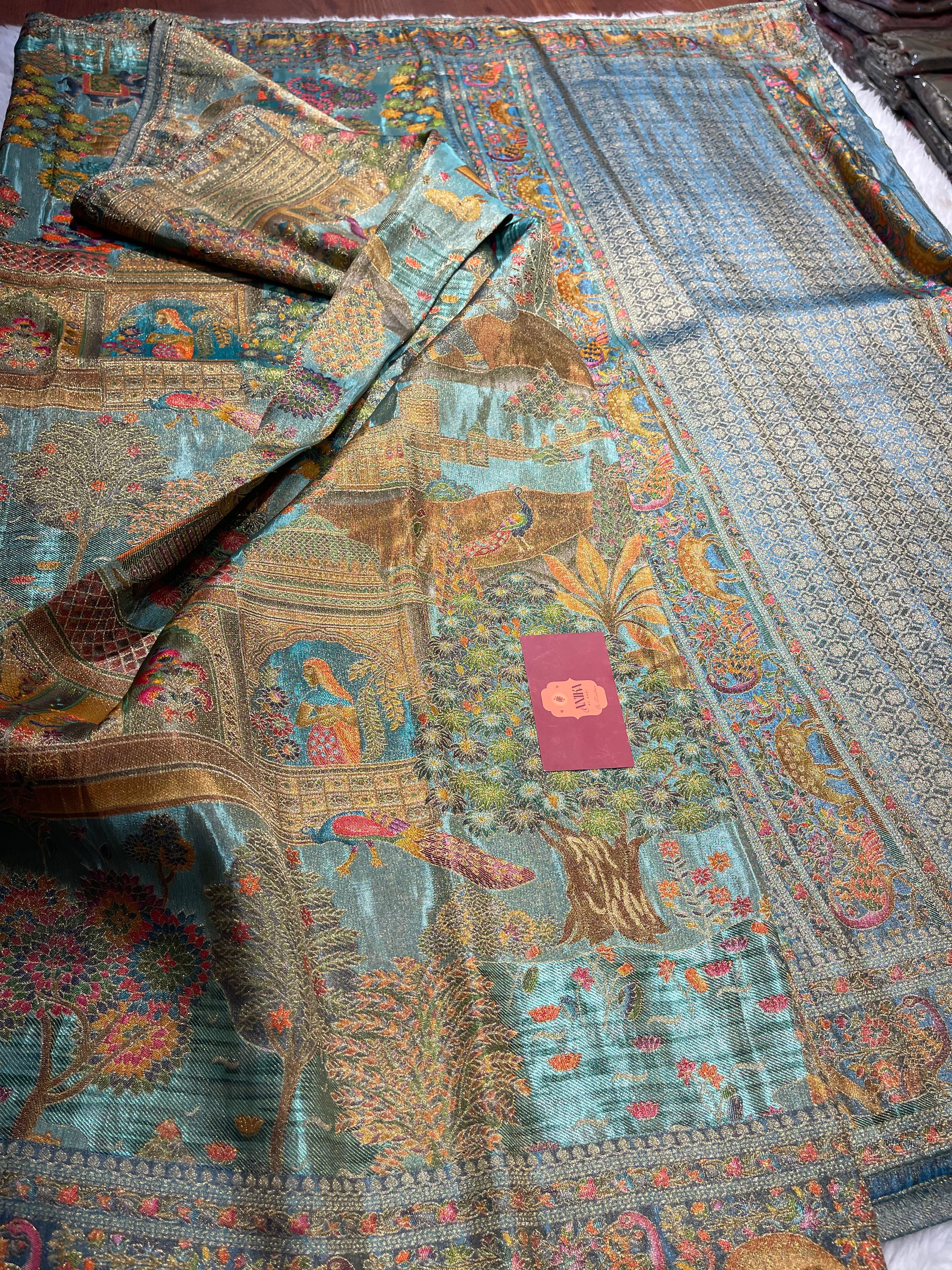 Pashmina silk saree - PS31