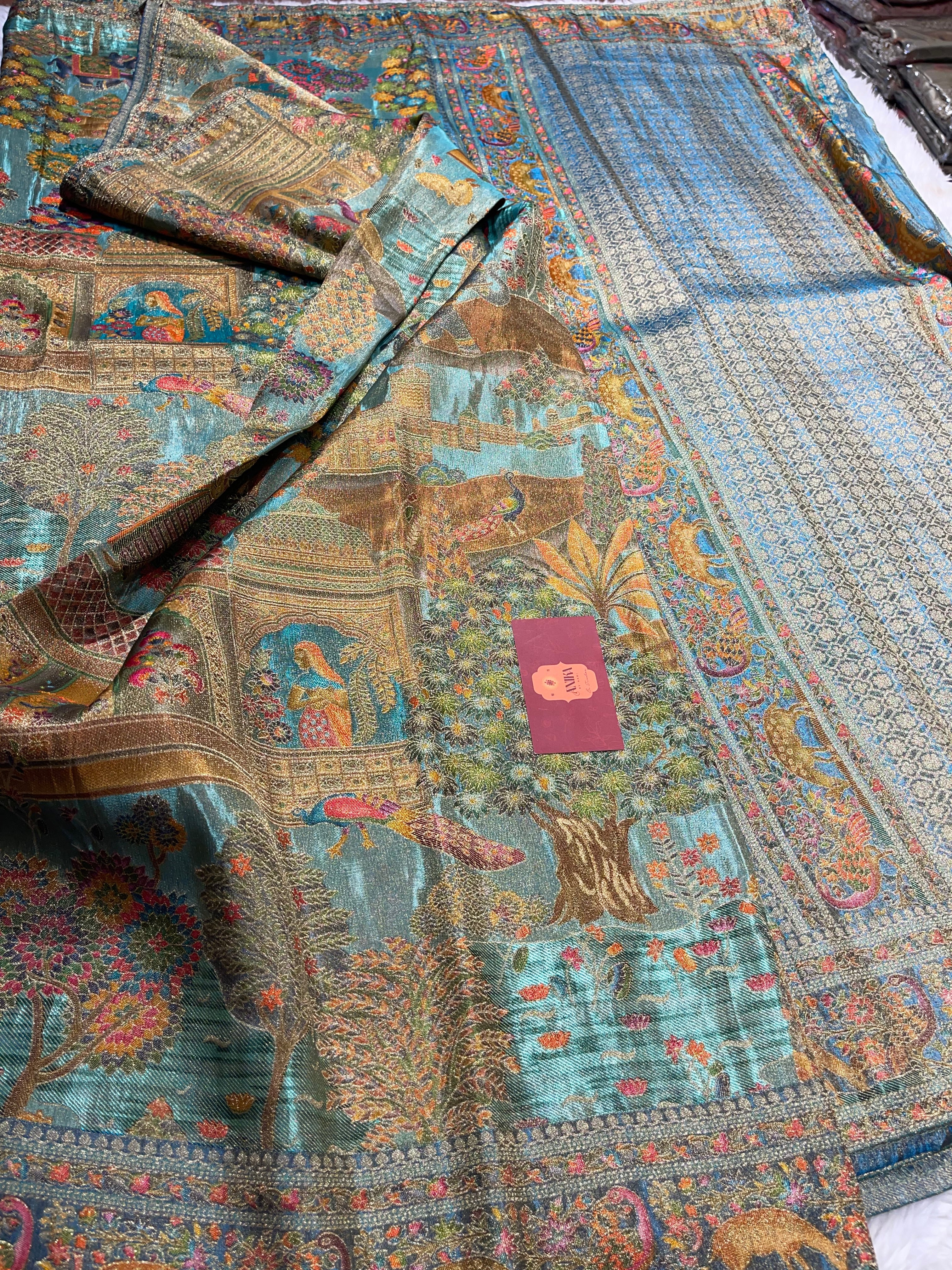 Pashmina silk saree - PS31