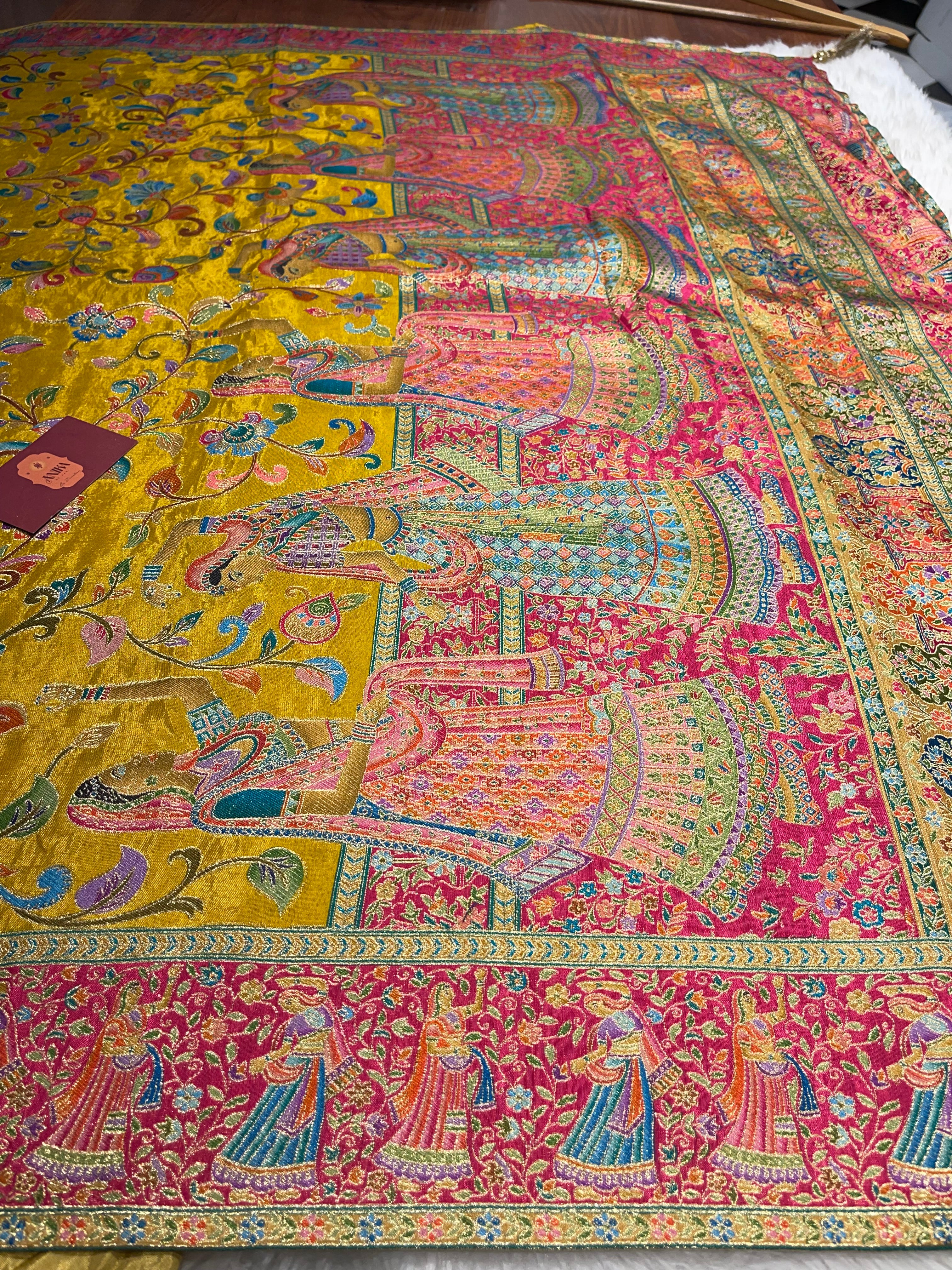 Pashmina silk saree - PS30