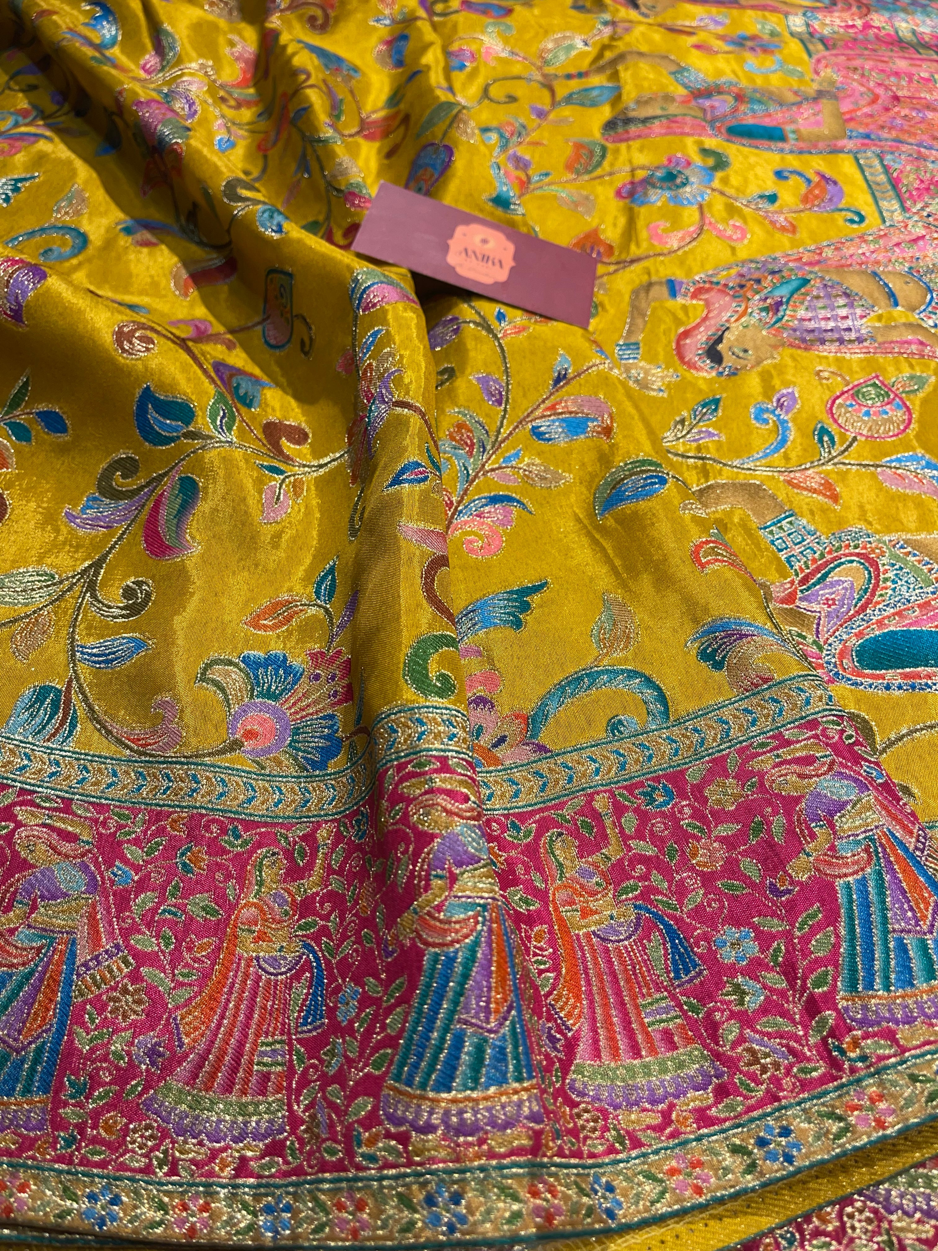 Pashmina silk saree - PS30