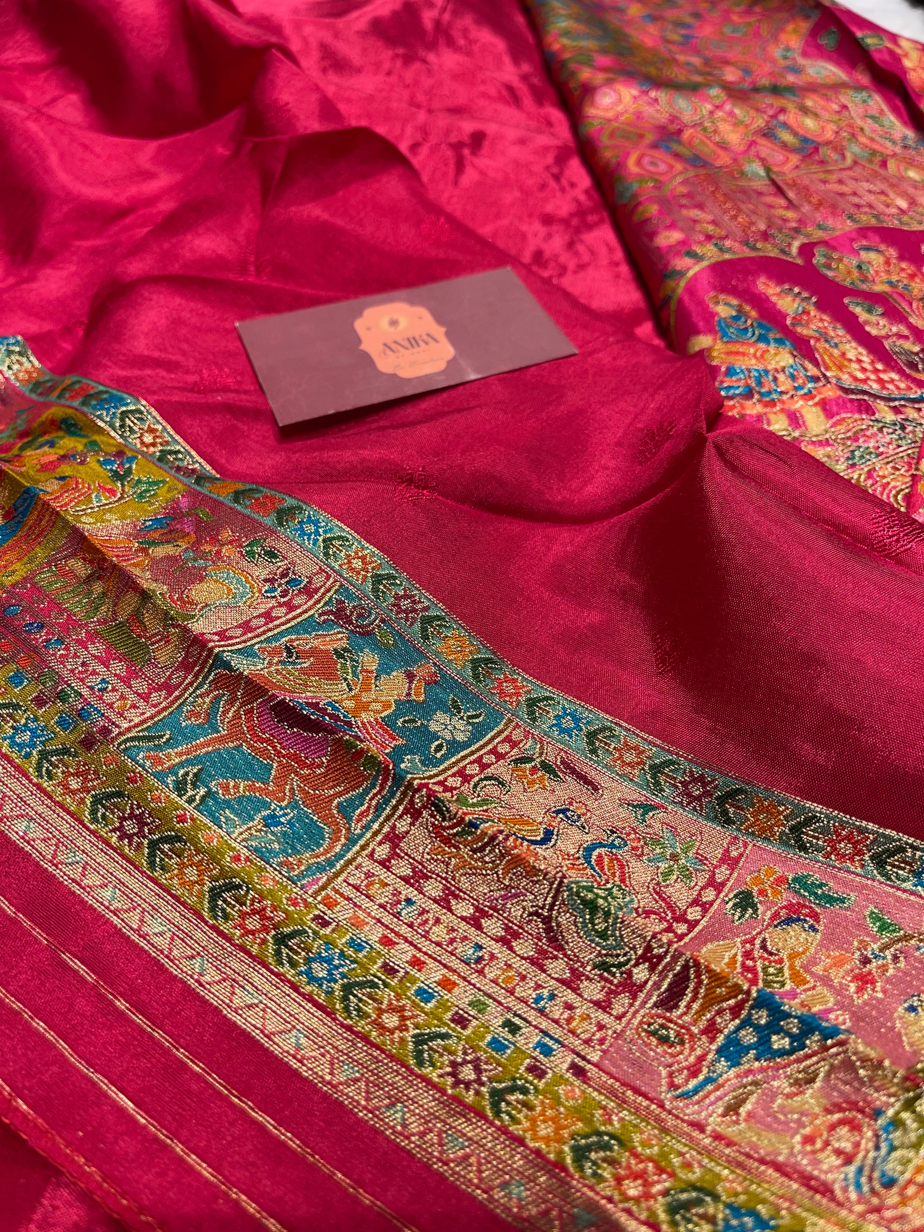 Pashmina silk saree - PS28