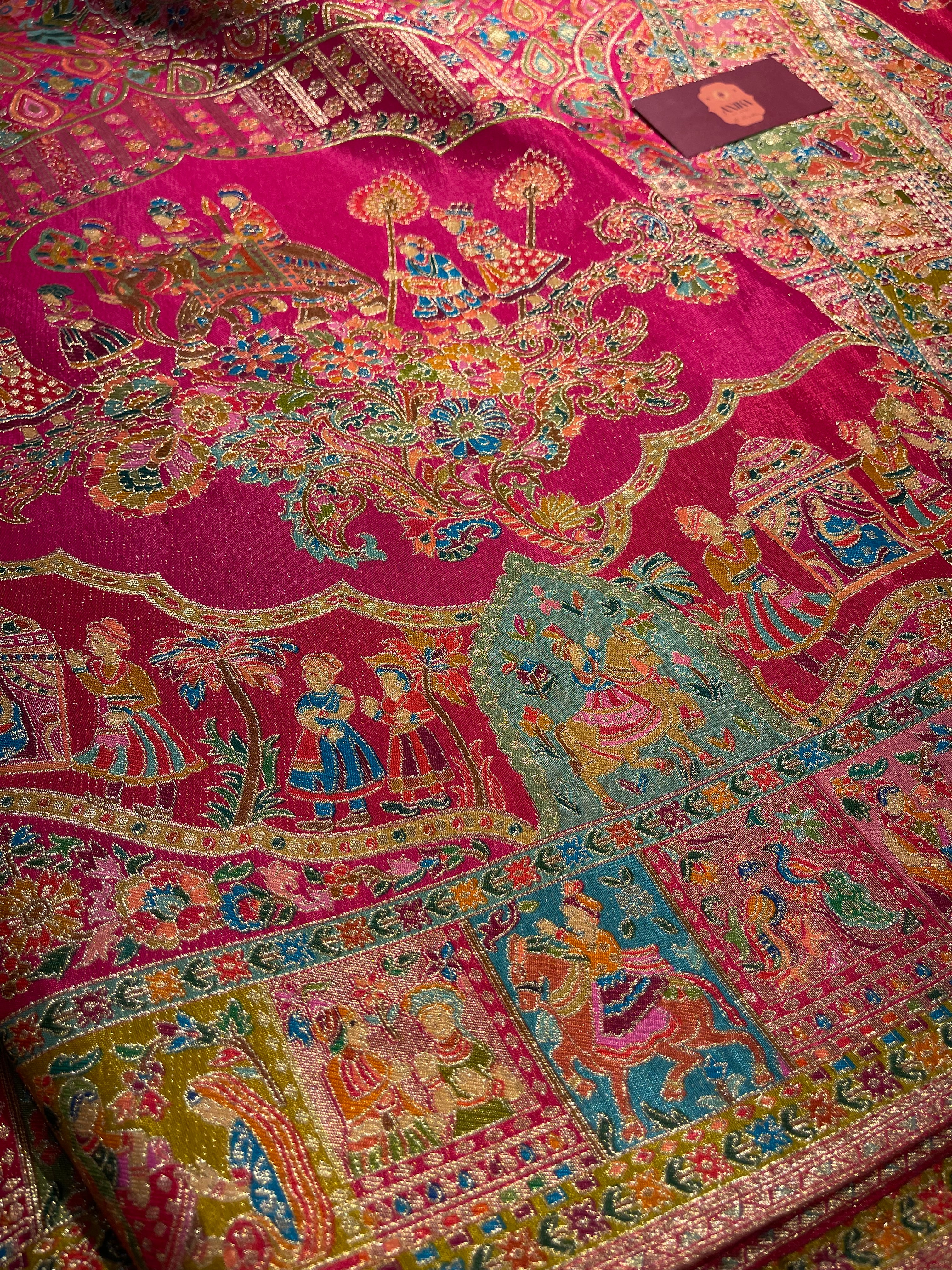 Pashmina silk saree - PS28