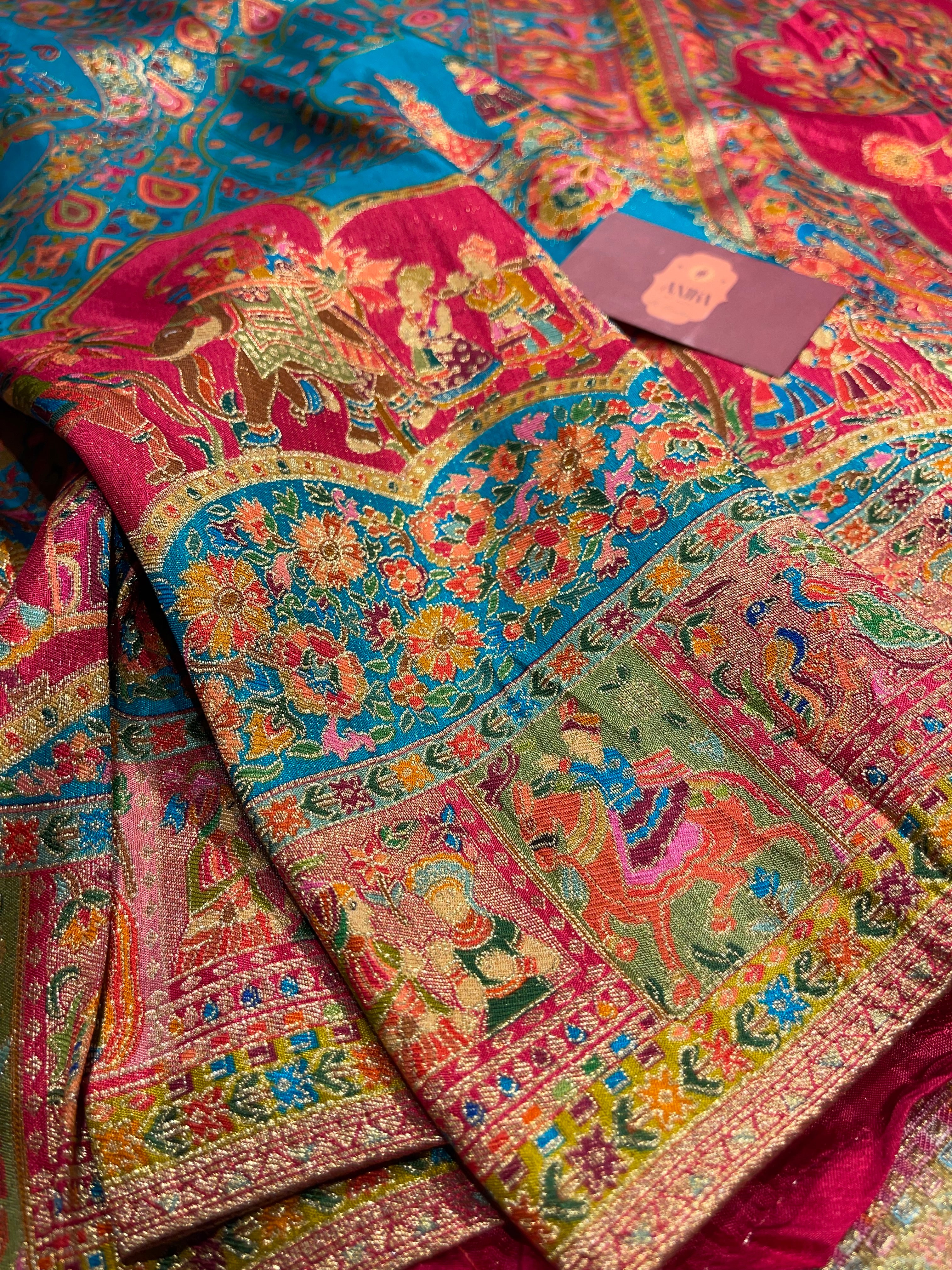 Pashmina silk saree - PS27