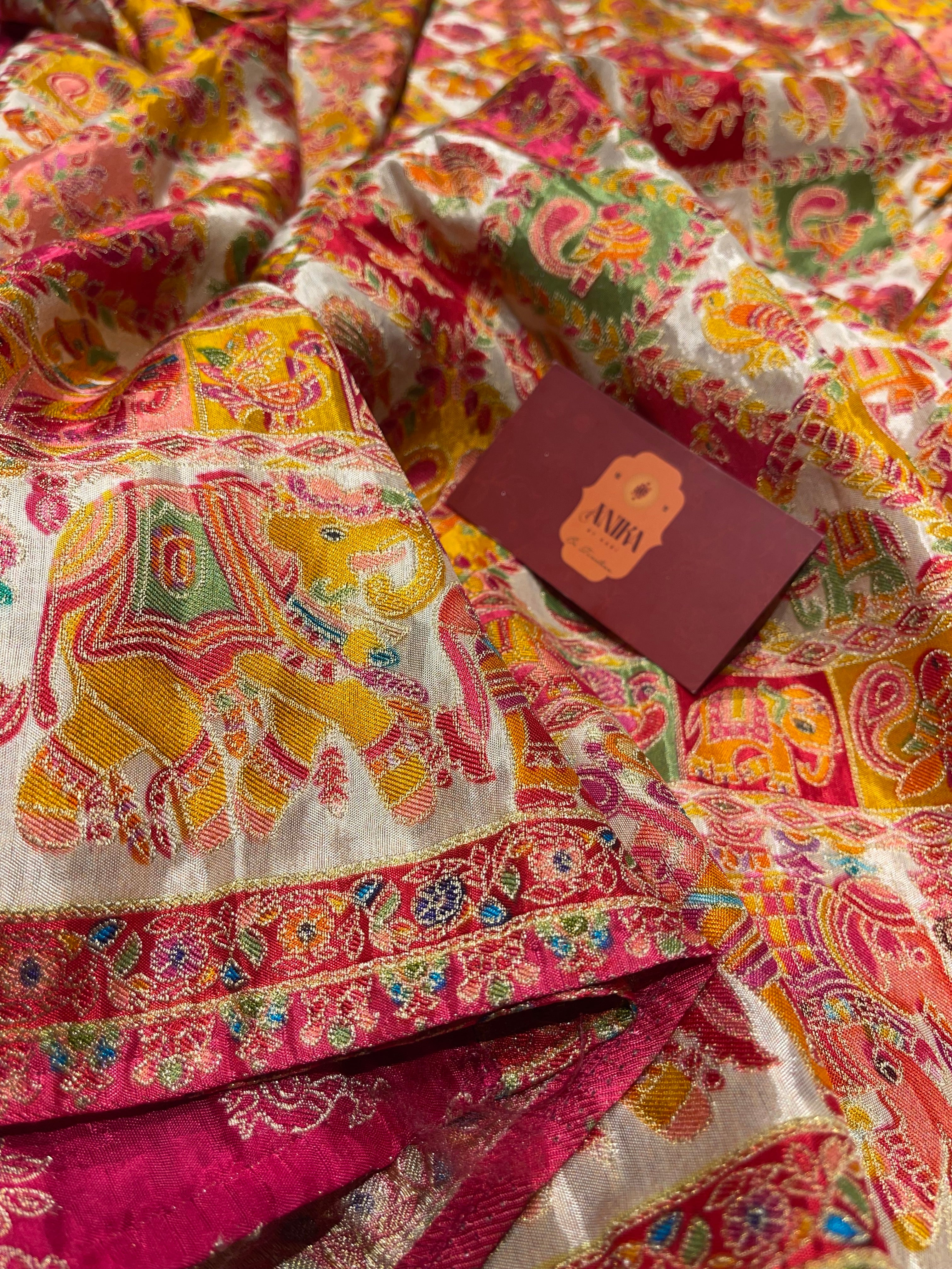 Pashmina silk saree - PS26