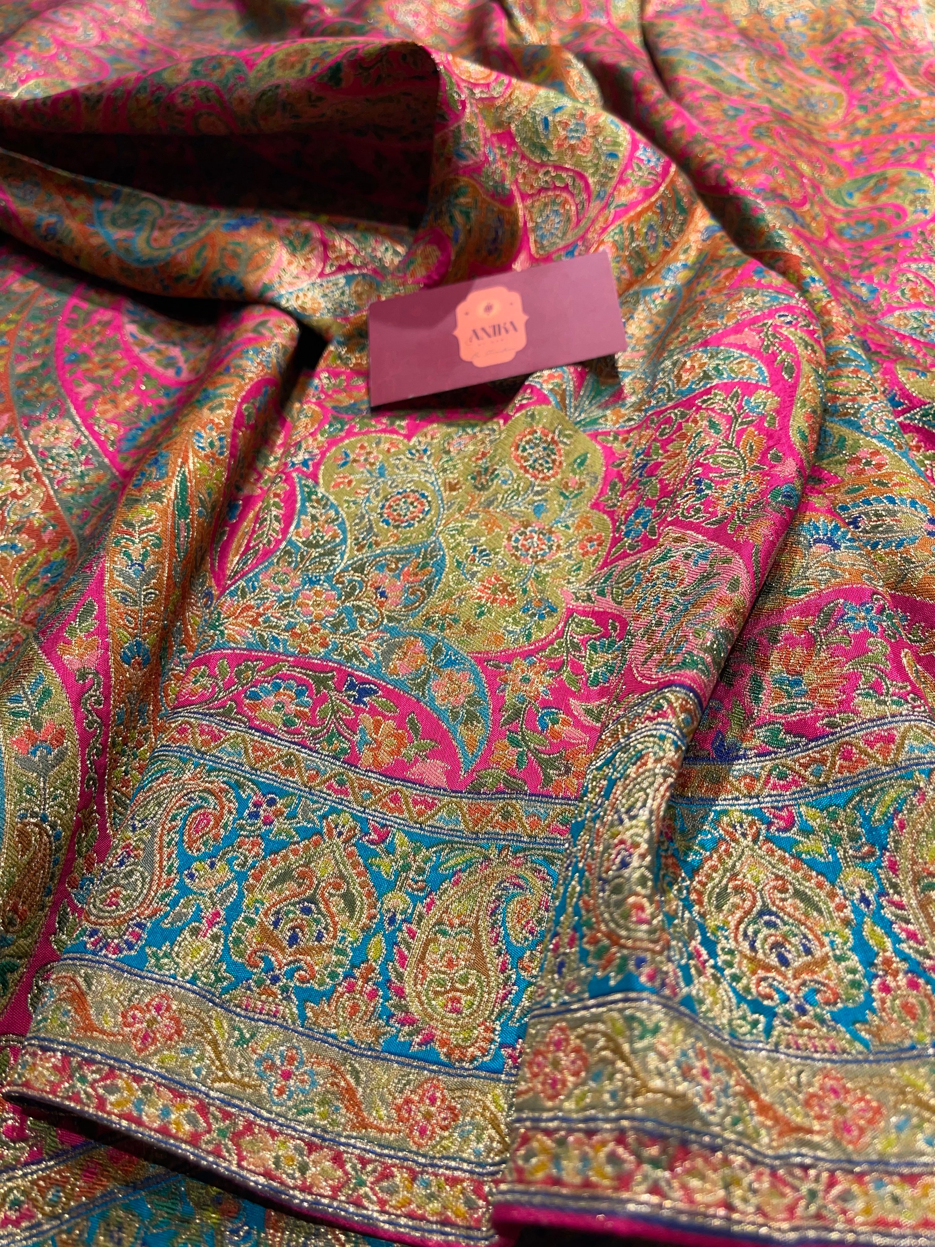 Pashmina silk saree - PS25