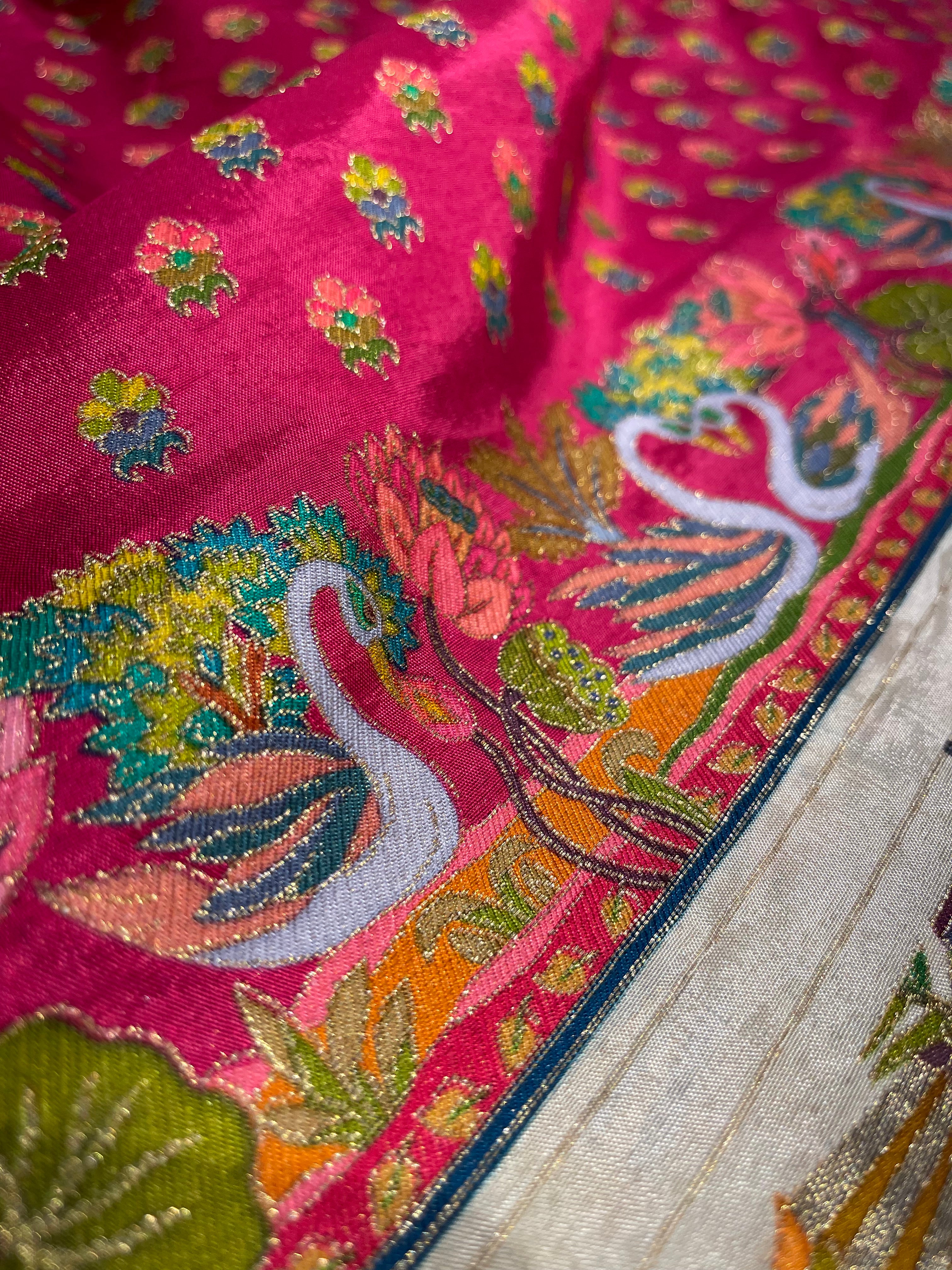 Pashmina silk saree - PS24