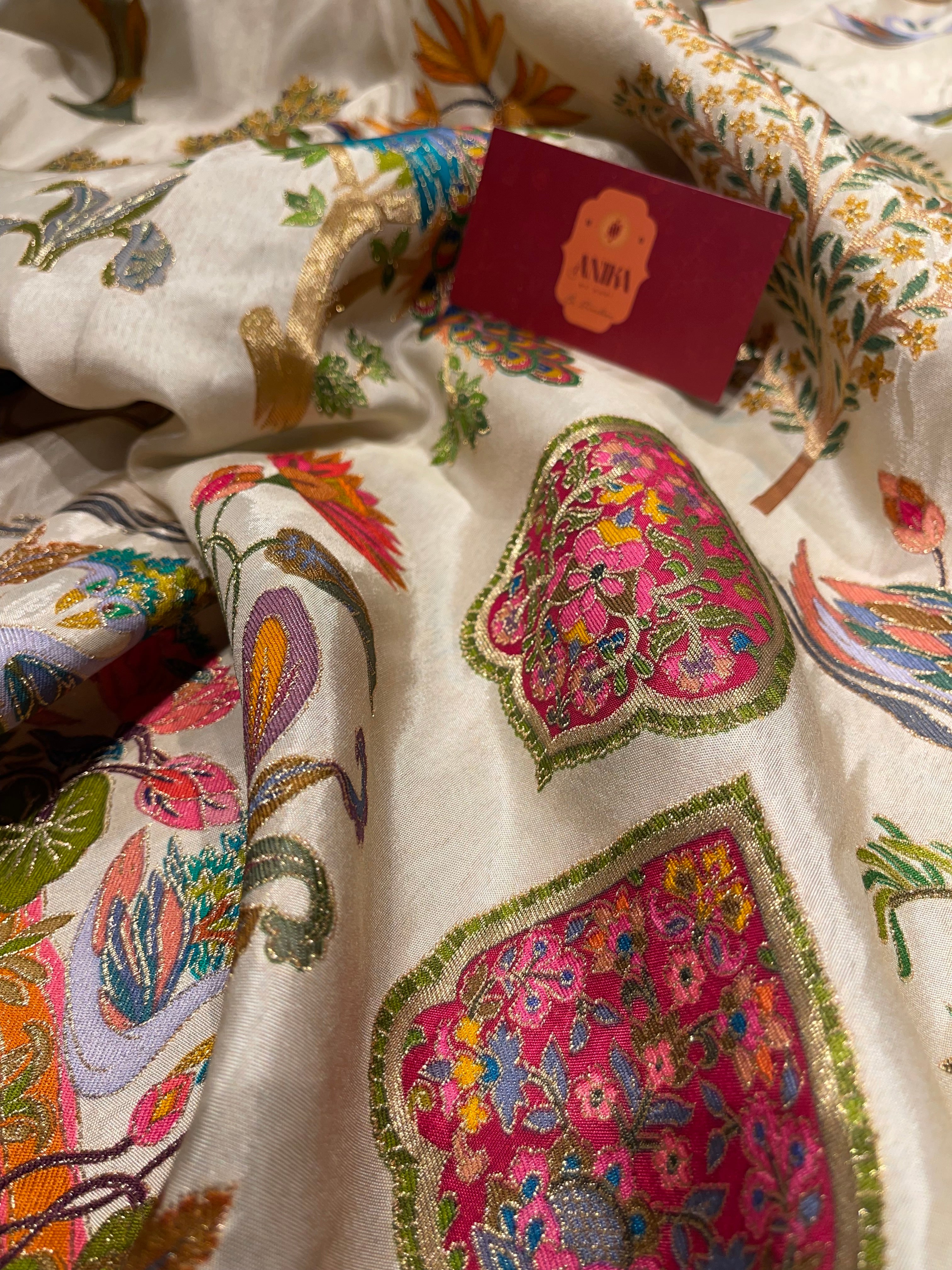 Pashmina silk saree - PS24