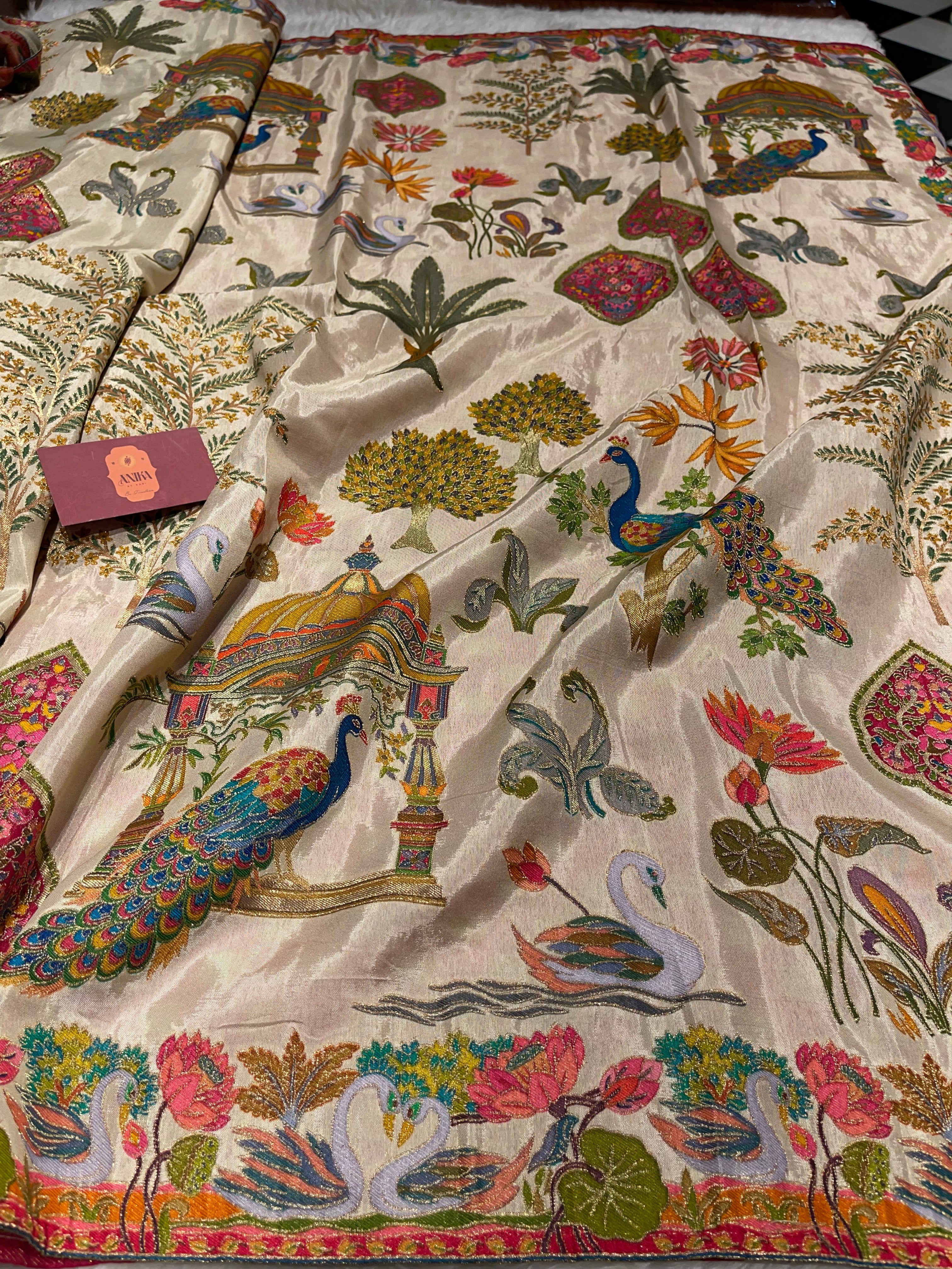 Pashmina silk saree - PS24