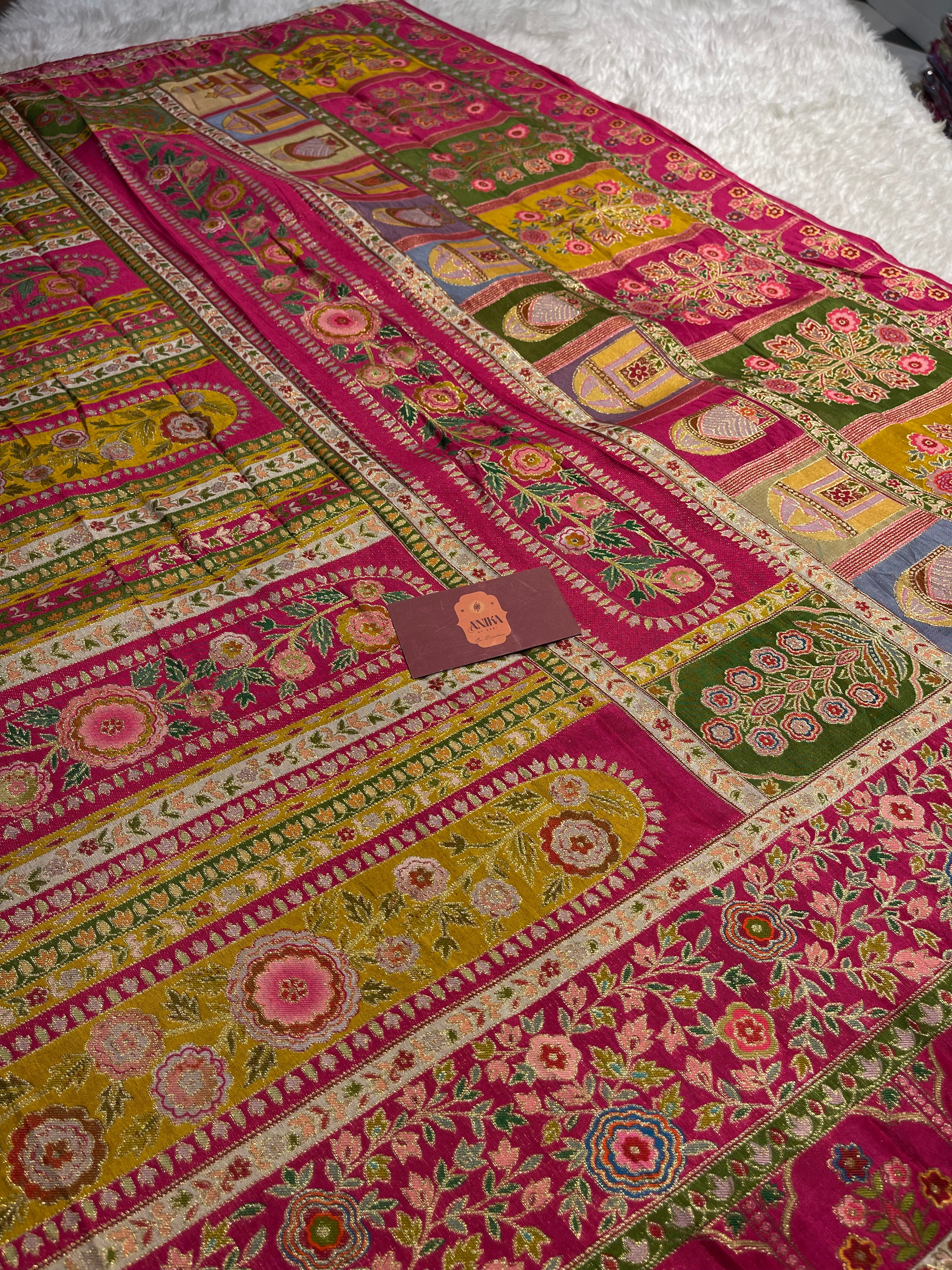 Pashmina silk saree - PS23