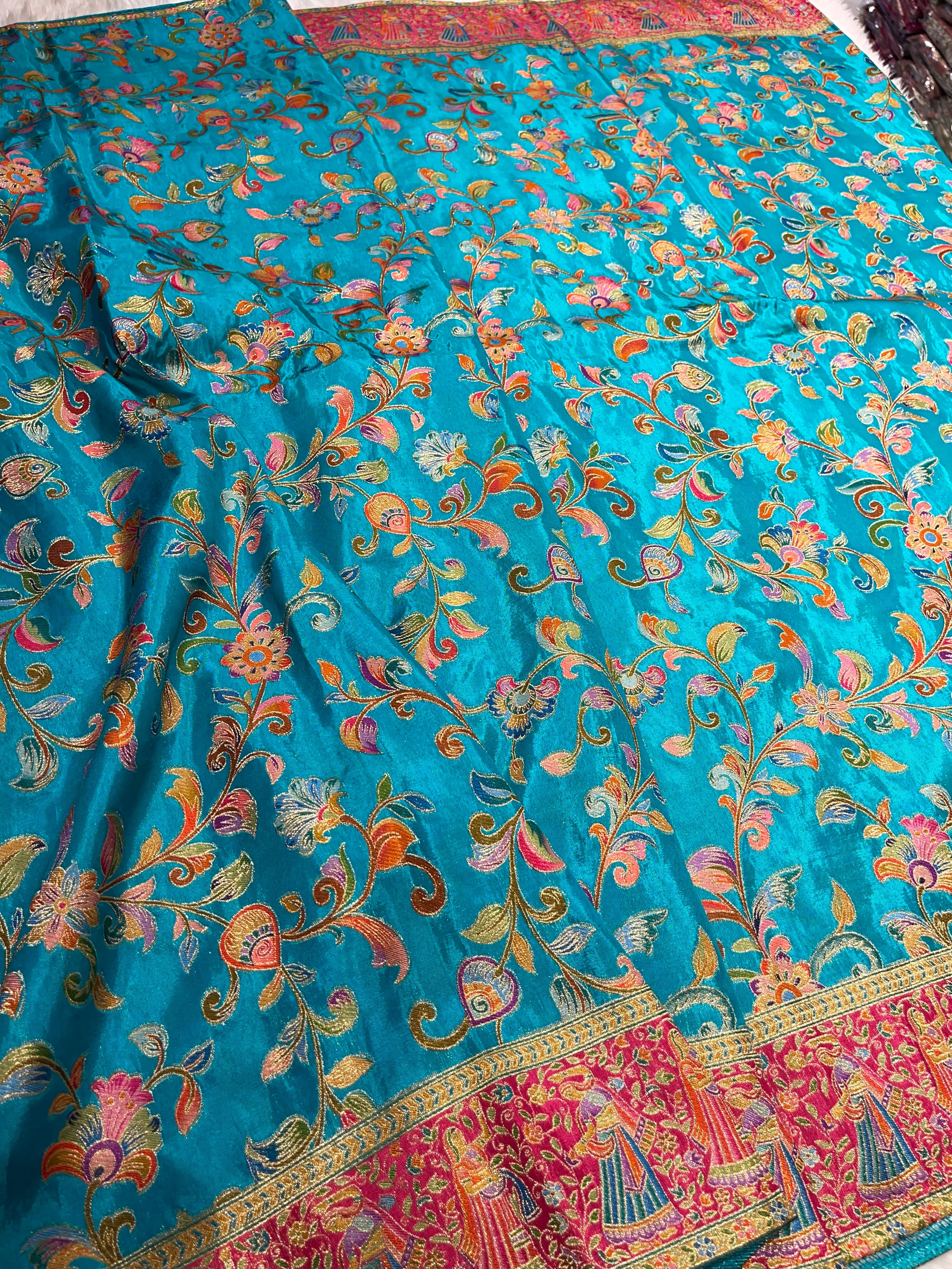 Pashmina silk saree - PS22