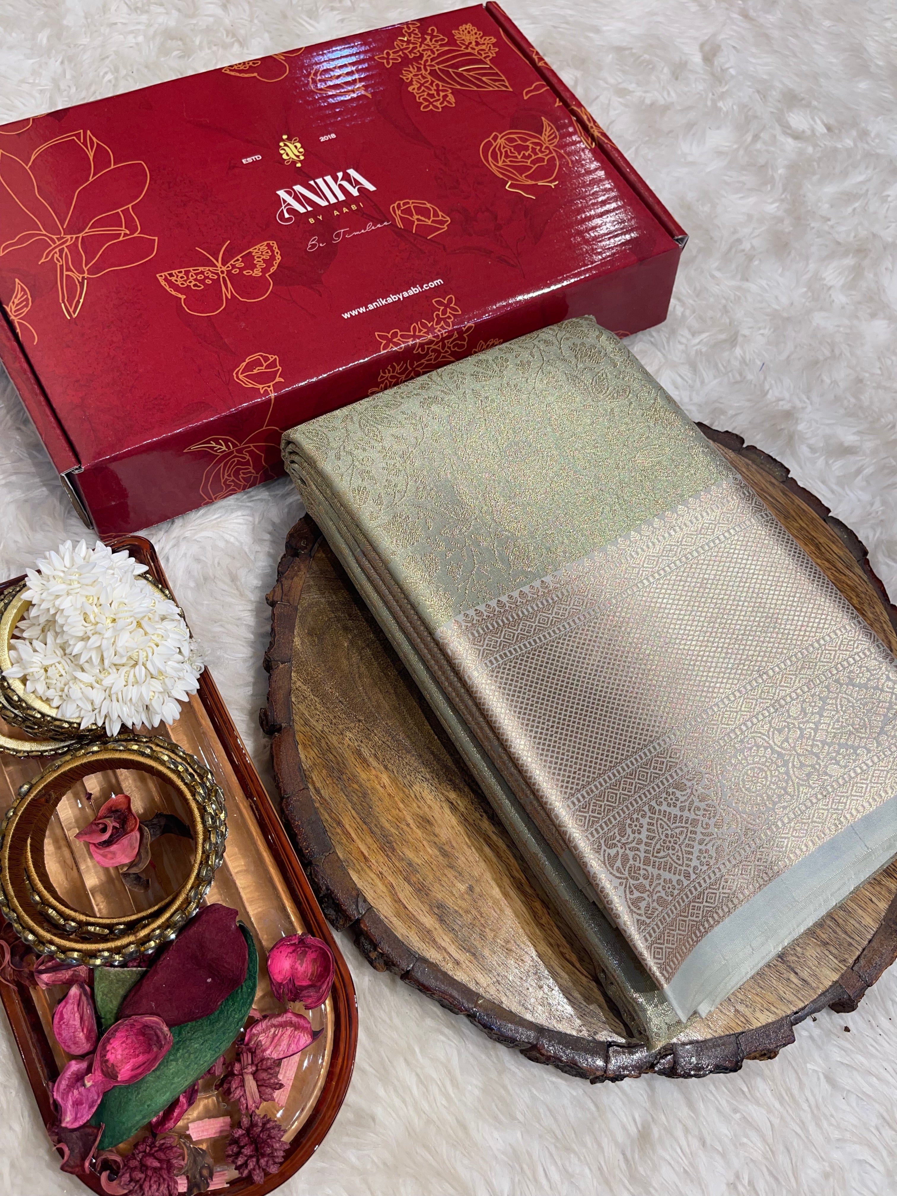 SWAYAMVARAM-BEIGE BRIDAL EDIT SAREE