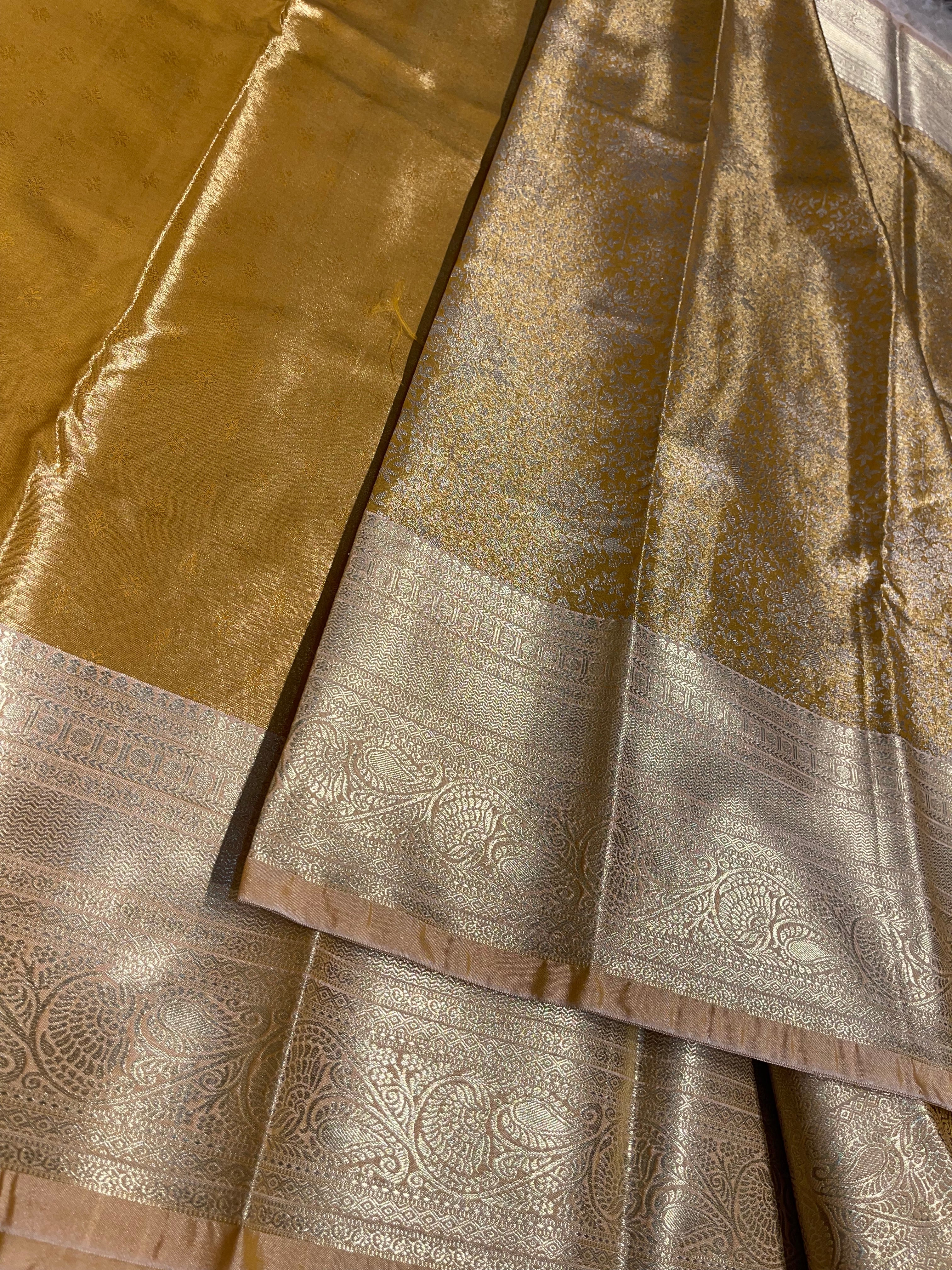 SWAYAMVARAM-YELLOW GOLD BRIDAL SAREE