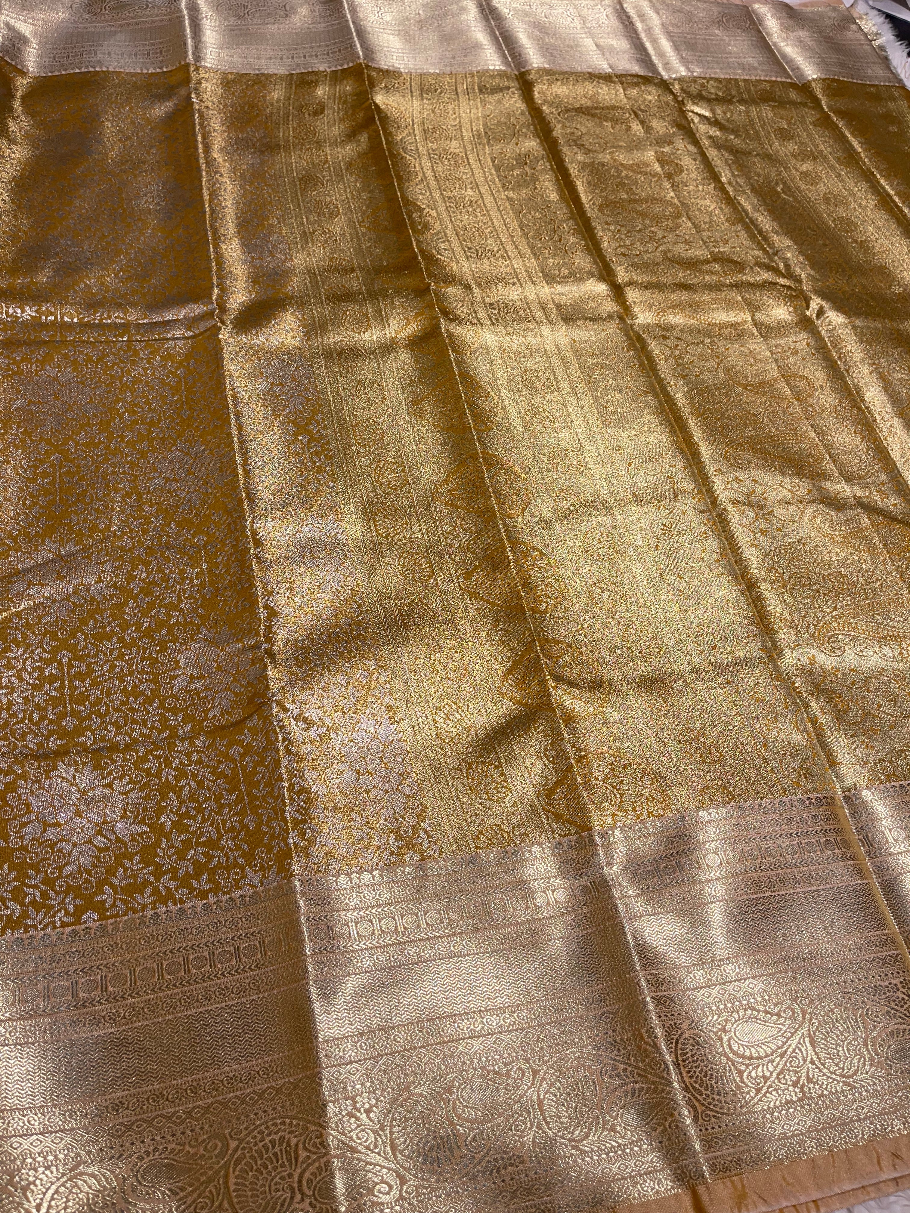 SWAYAMVARAM-YELLOW GOLD BRIDAL SAREE