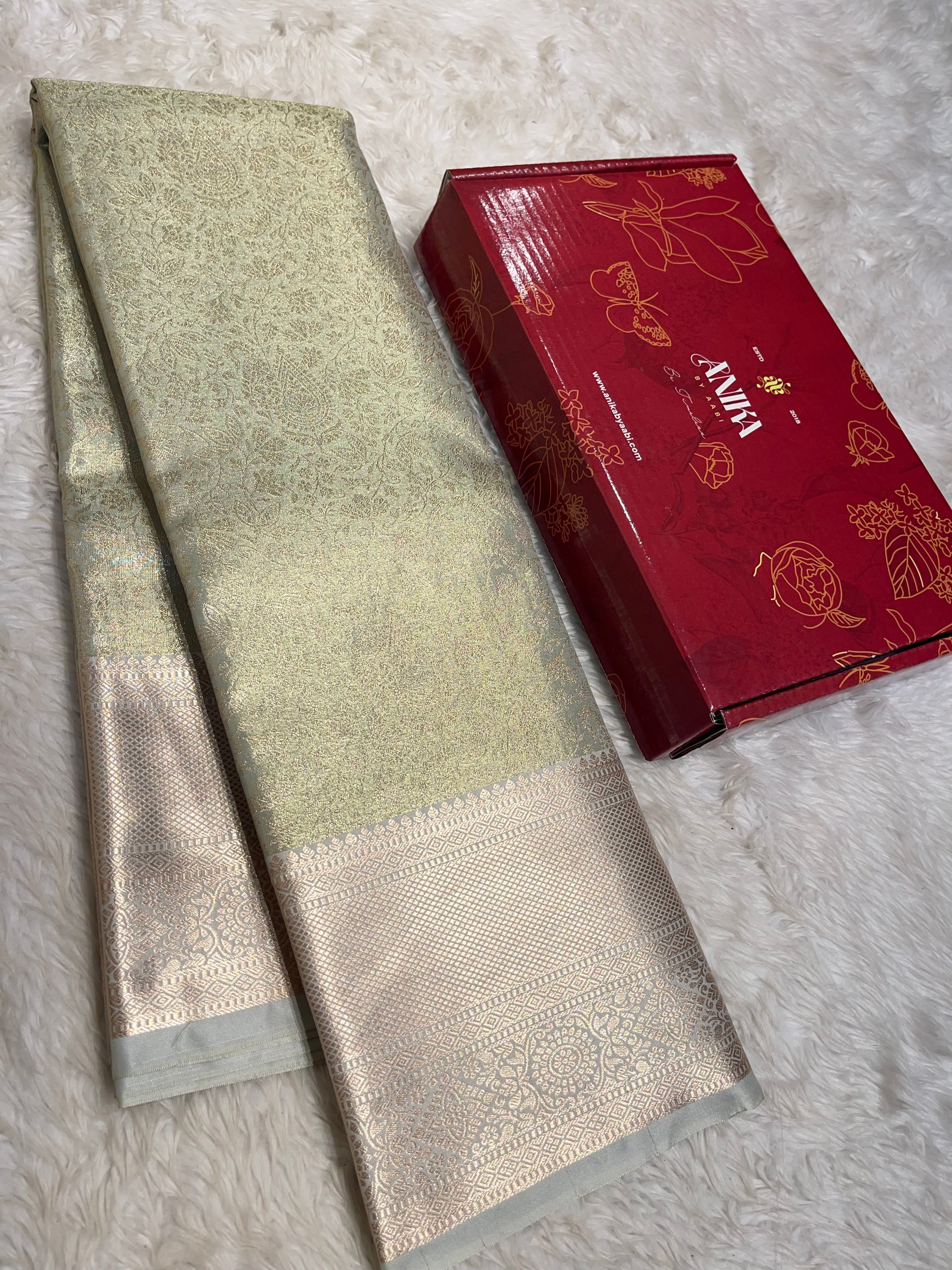 SWAYAMVARAM-BEIGE BRIDAL EDIT SAREE