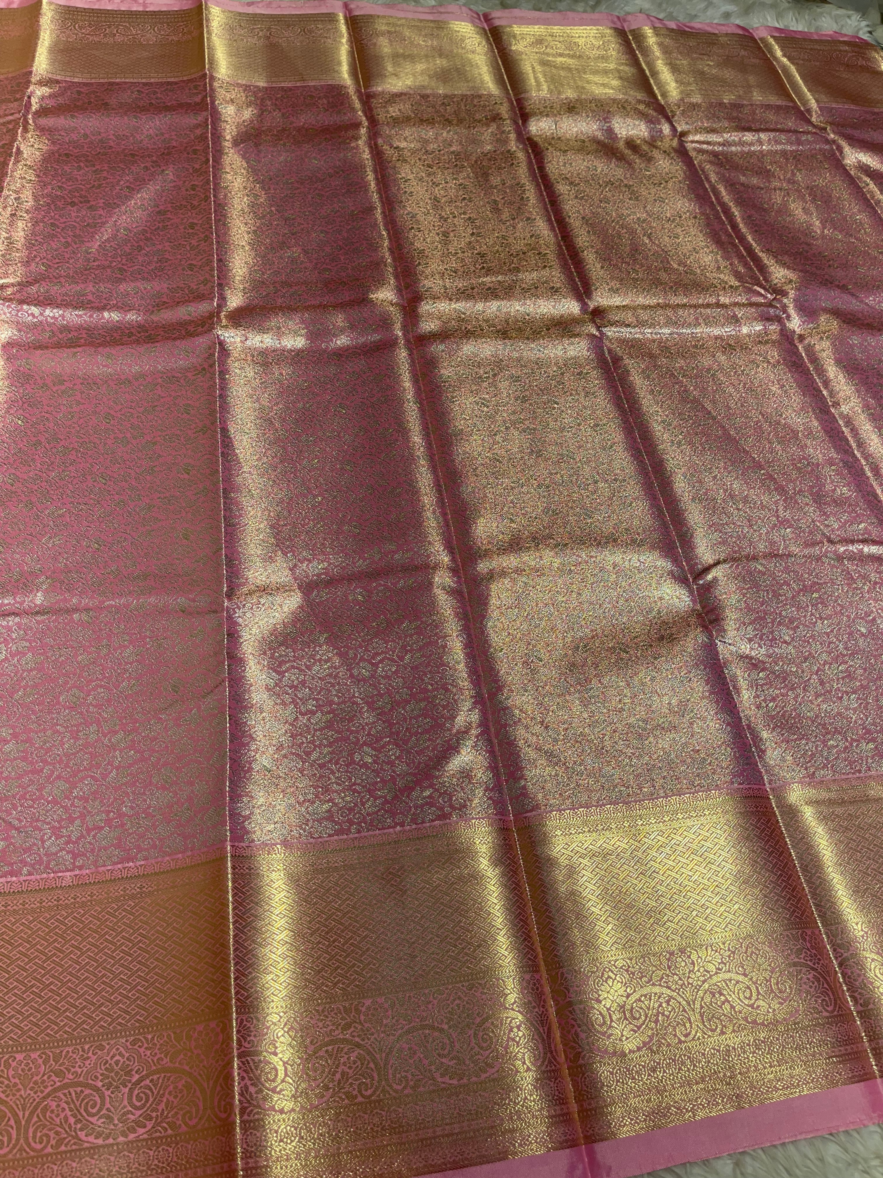 SWAYAMVARAM-PASTEL PINK SAREE