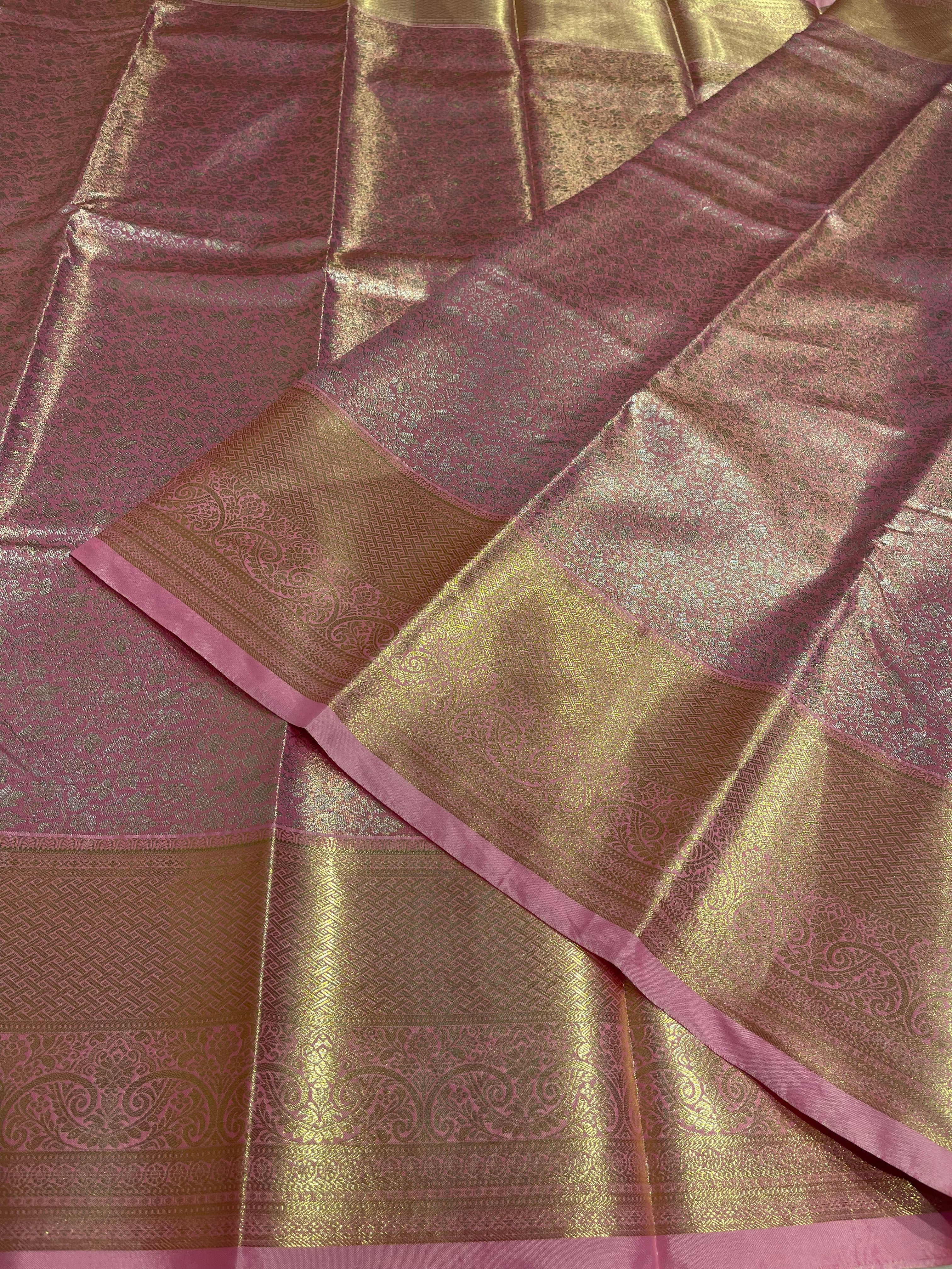 SWAYAMVARAM-PASTEL PINK SAREE