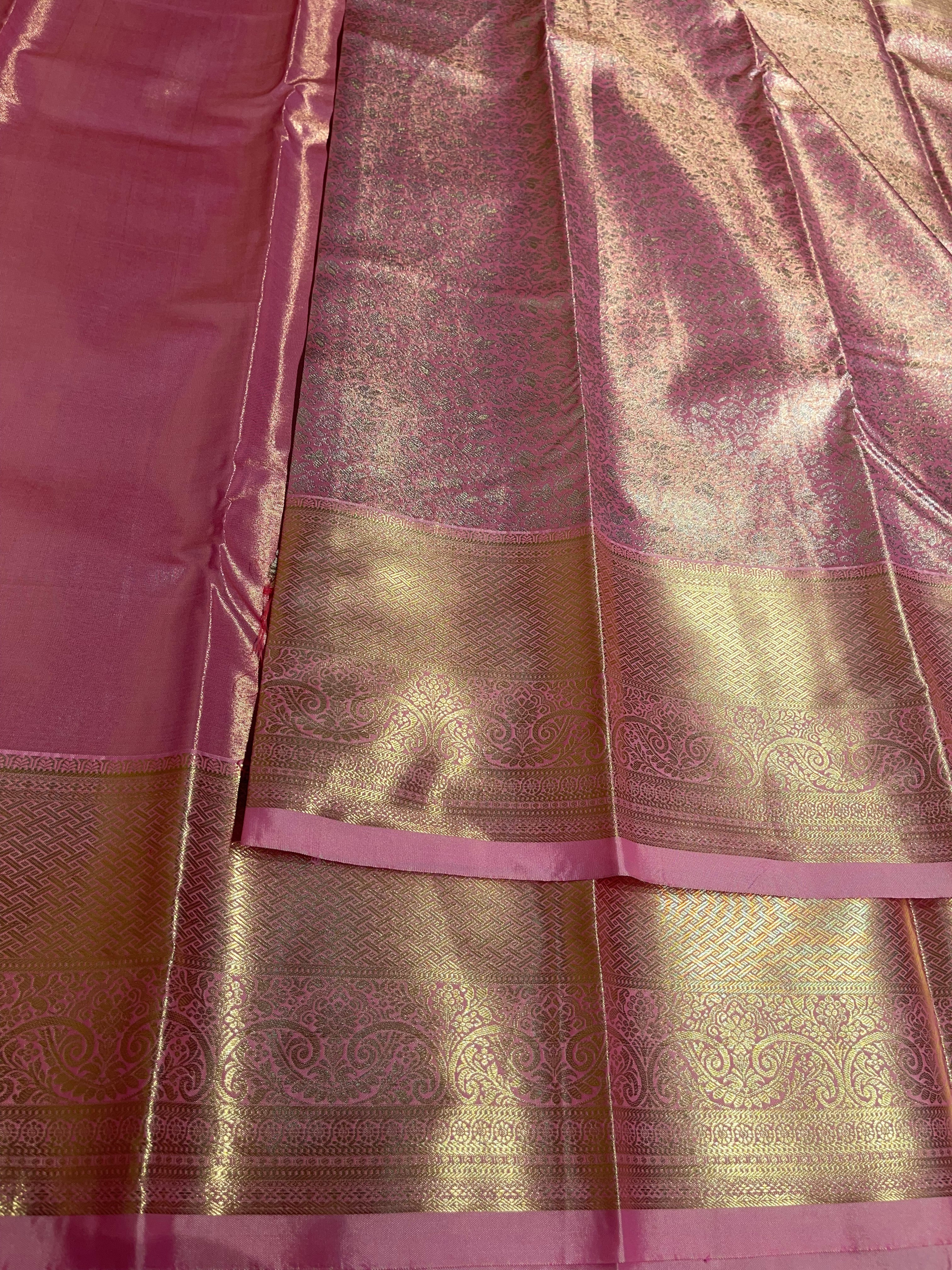SWAYAMVARAM-PASTEL PINK SAREE