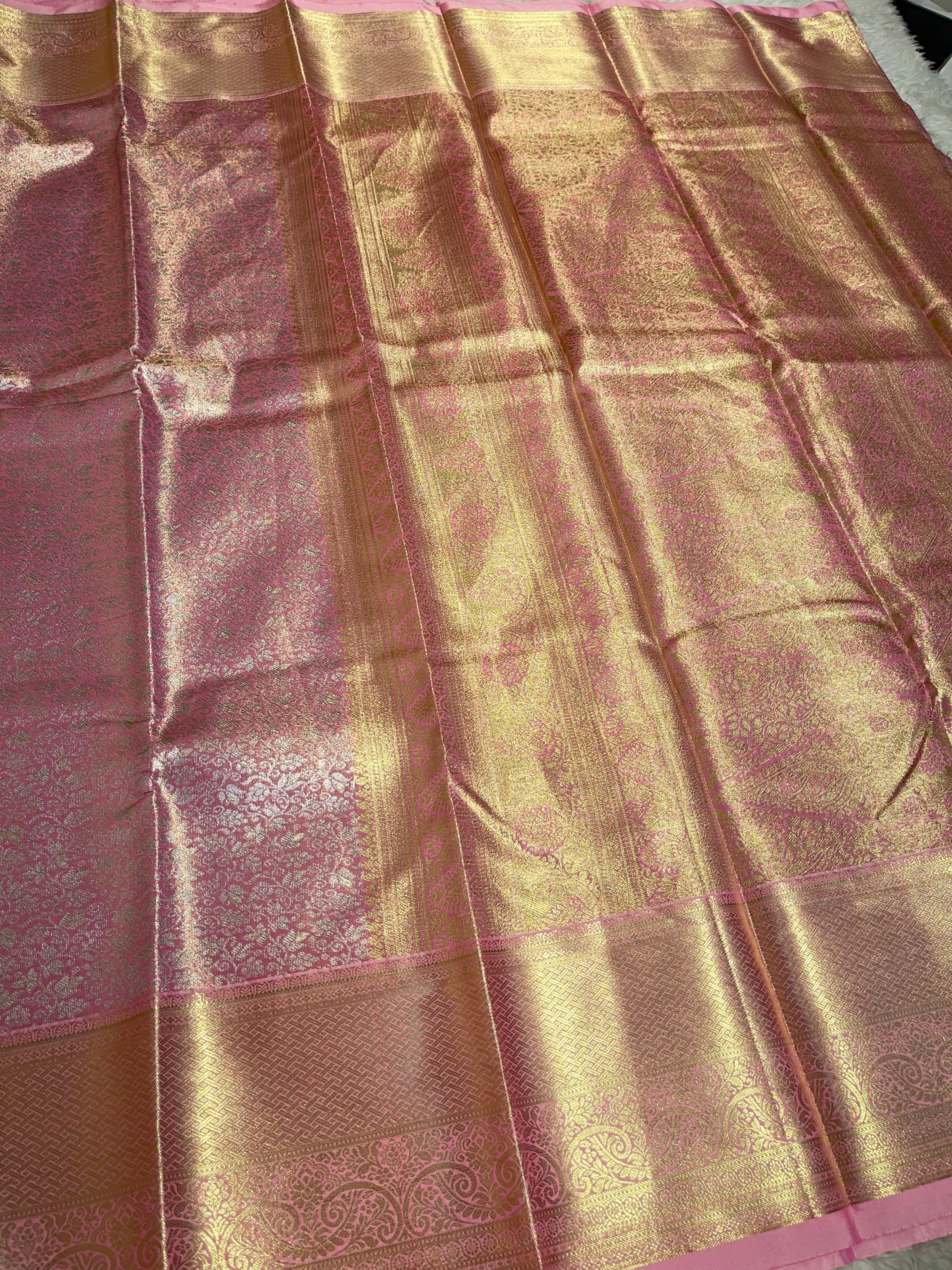SWAYAMVARAM-PASTEL PINK SAREE