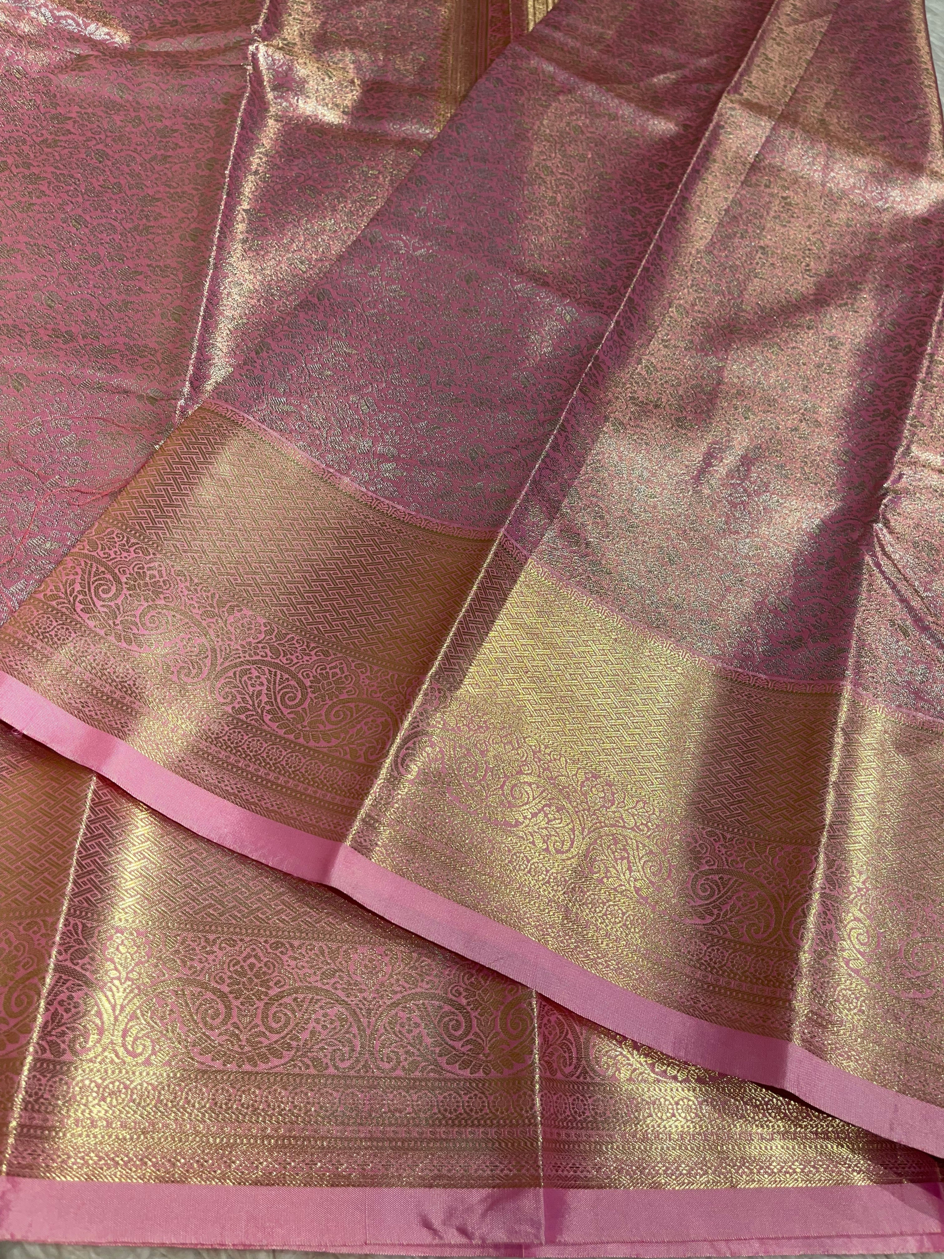 SWAYAMVARAM-PASTEL PINK SAREE