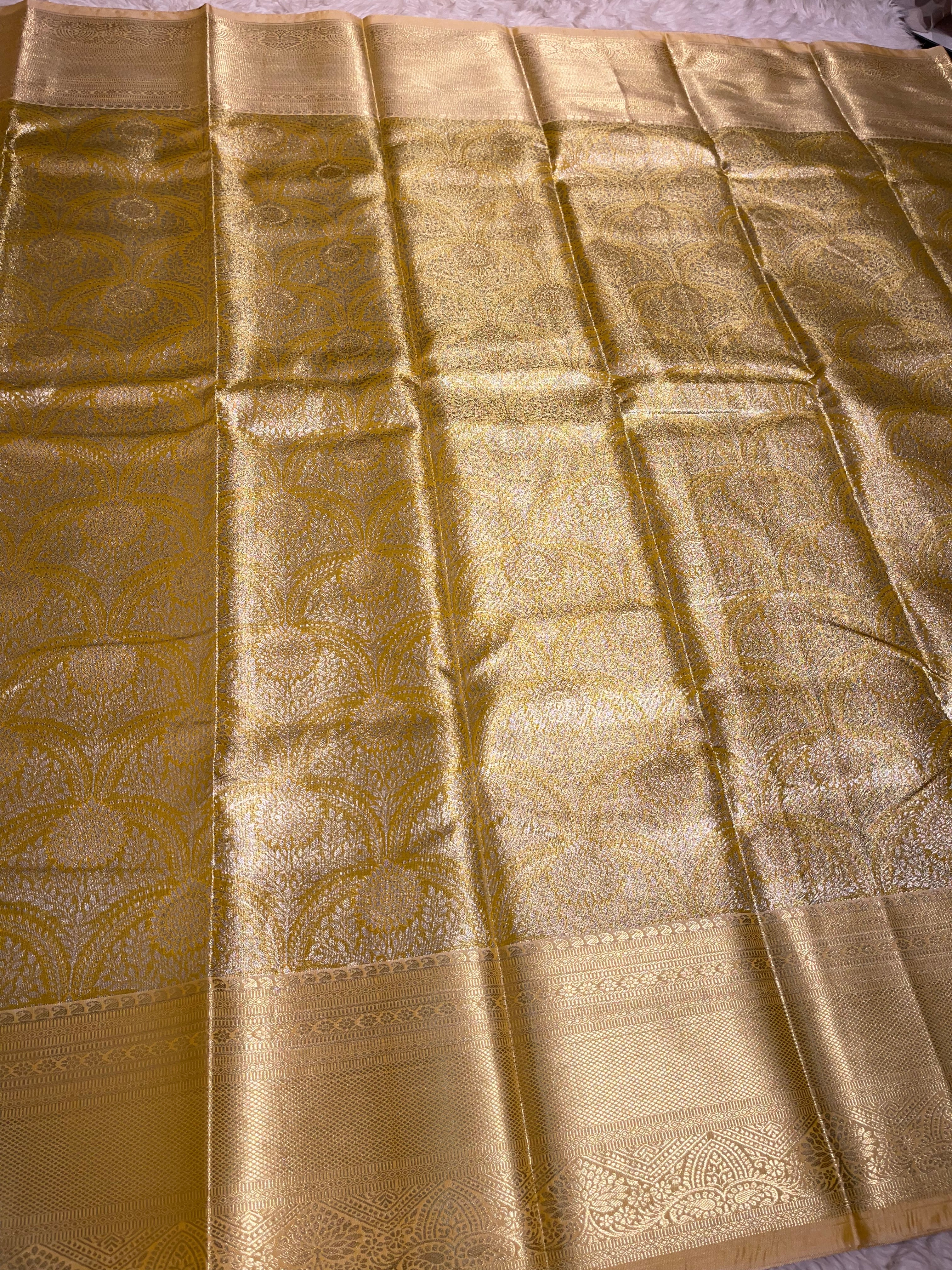 SWAYAMVARAM-MUSTARD YELLOW BRIDAL EDIT SAREE