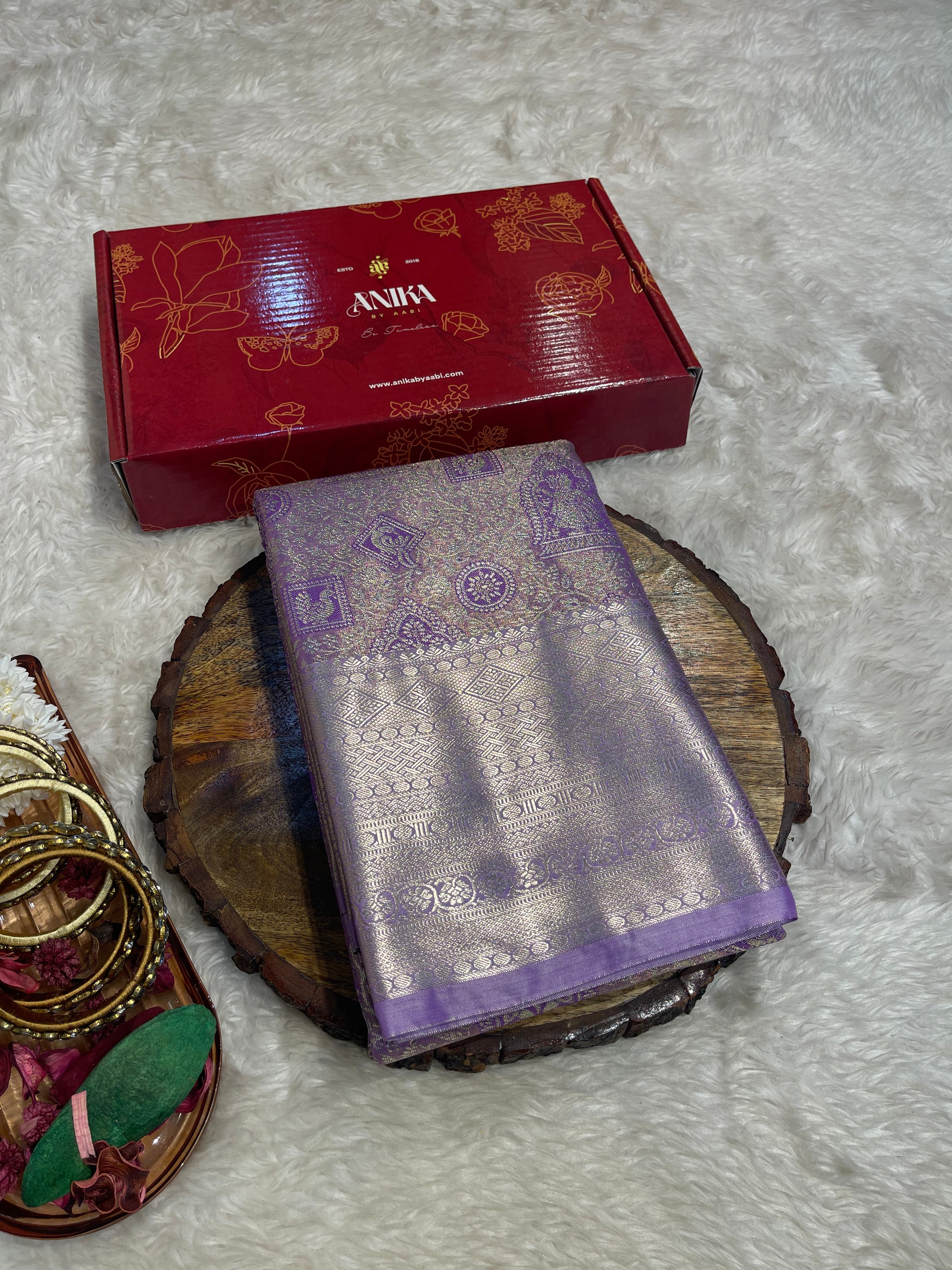 SWAYAMVARAM-LILAC BRIDAL EDIT SAREE