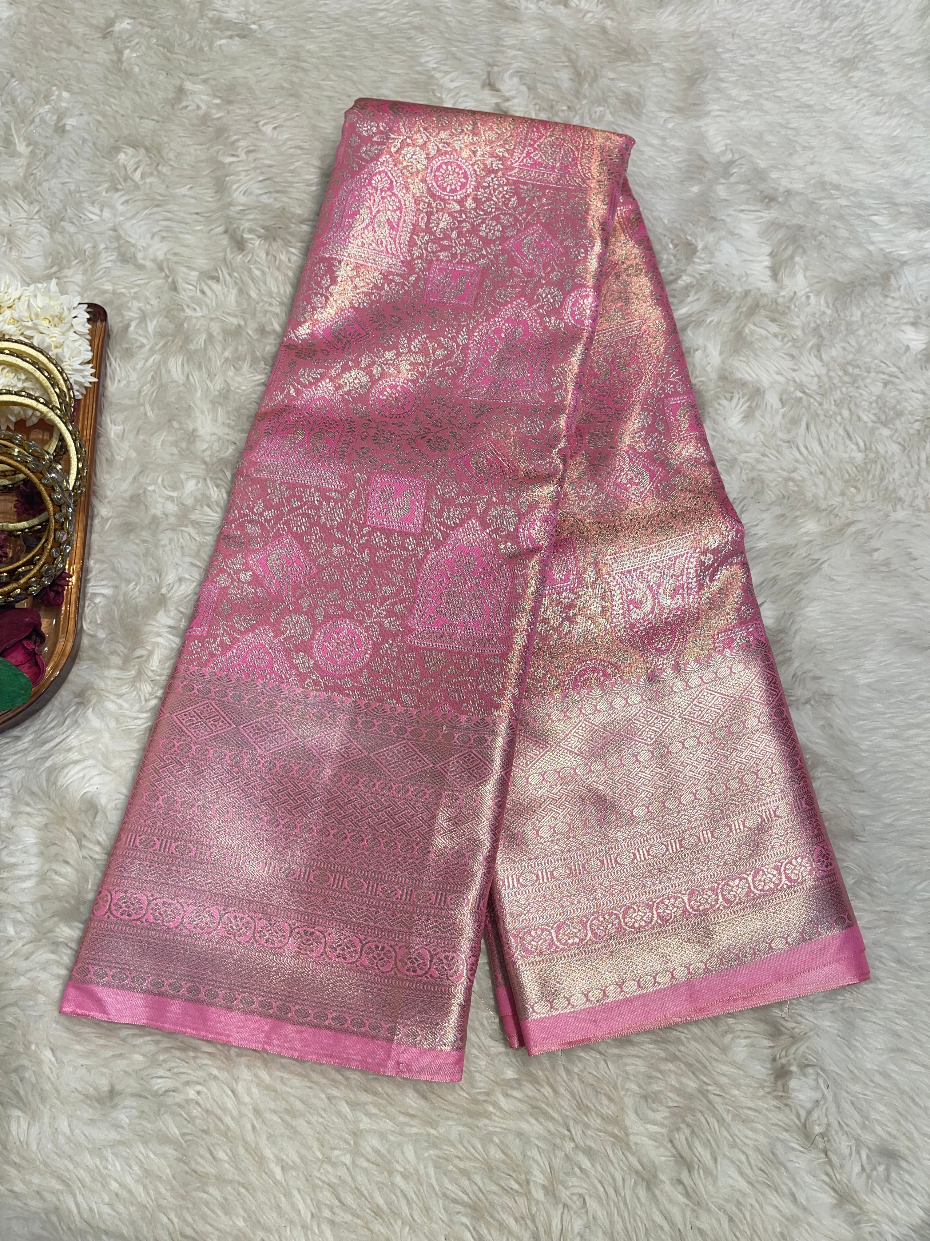 SWAYAMVARAM-PINK BRIDAL EDIT SAREE