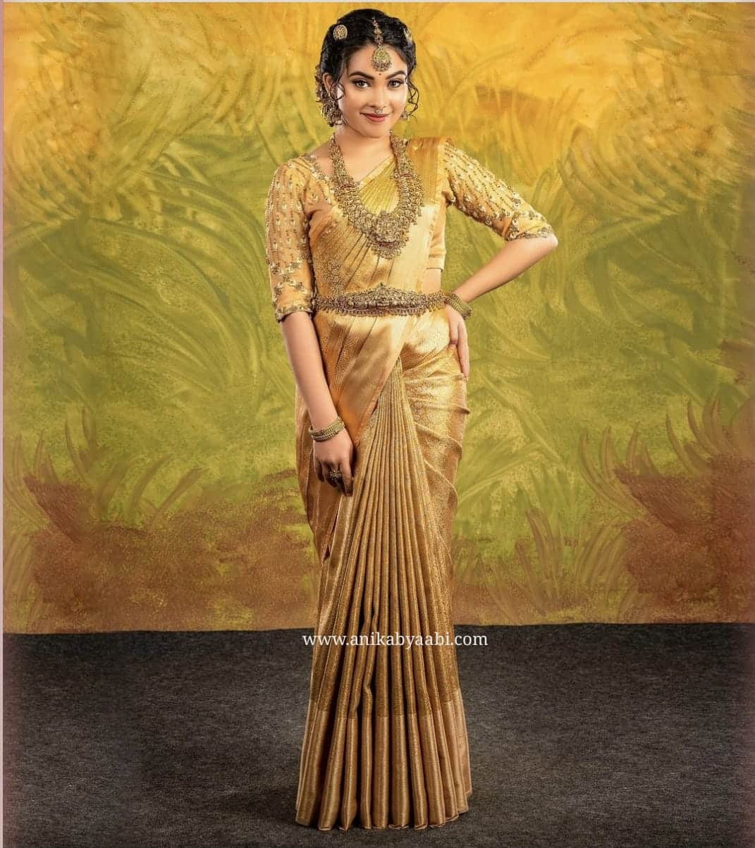 SWAYAMVARAM-BRIDAL EDIT BROCADE GOLD CHAKRA