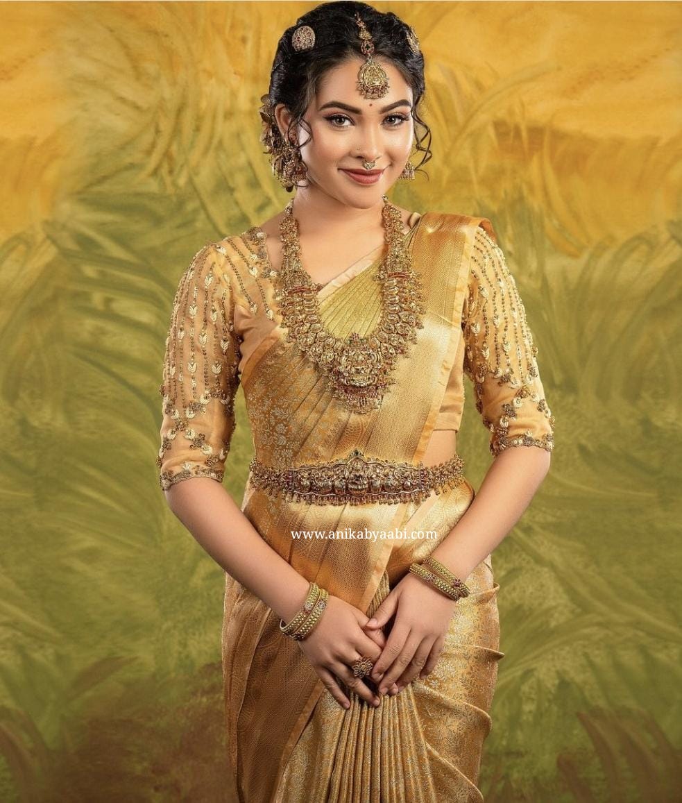 SWAYAMVARAM-BRIDAL EDIT BROCADE GOLD CHAKRA