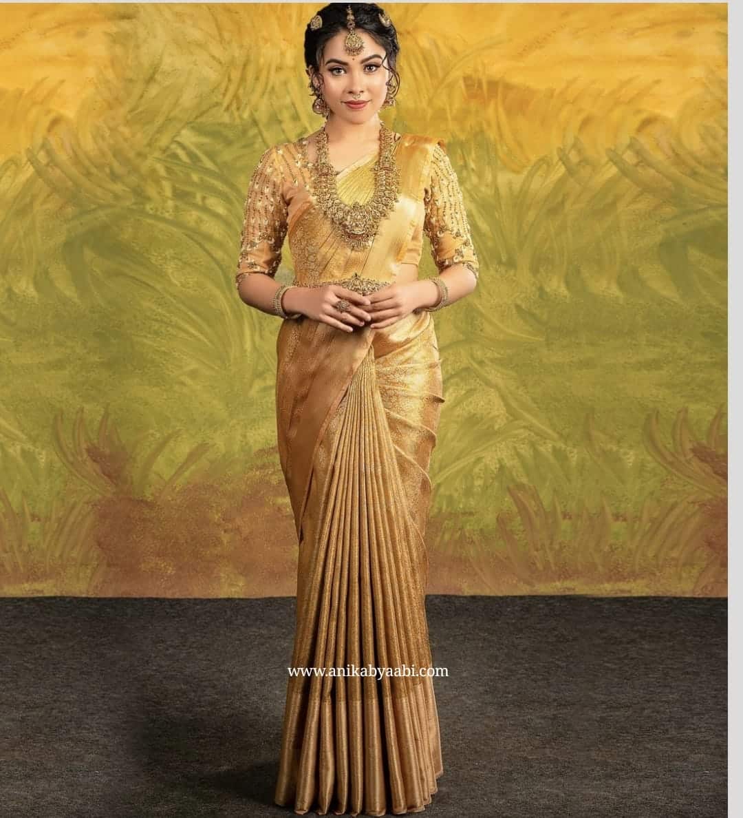 SWAYAMVARAM-BRIDAL EDIT BROCADE GOLD CHAKRA