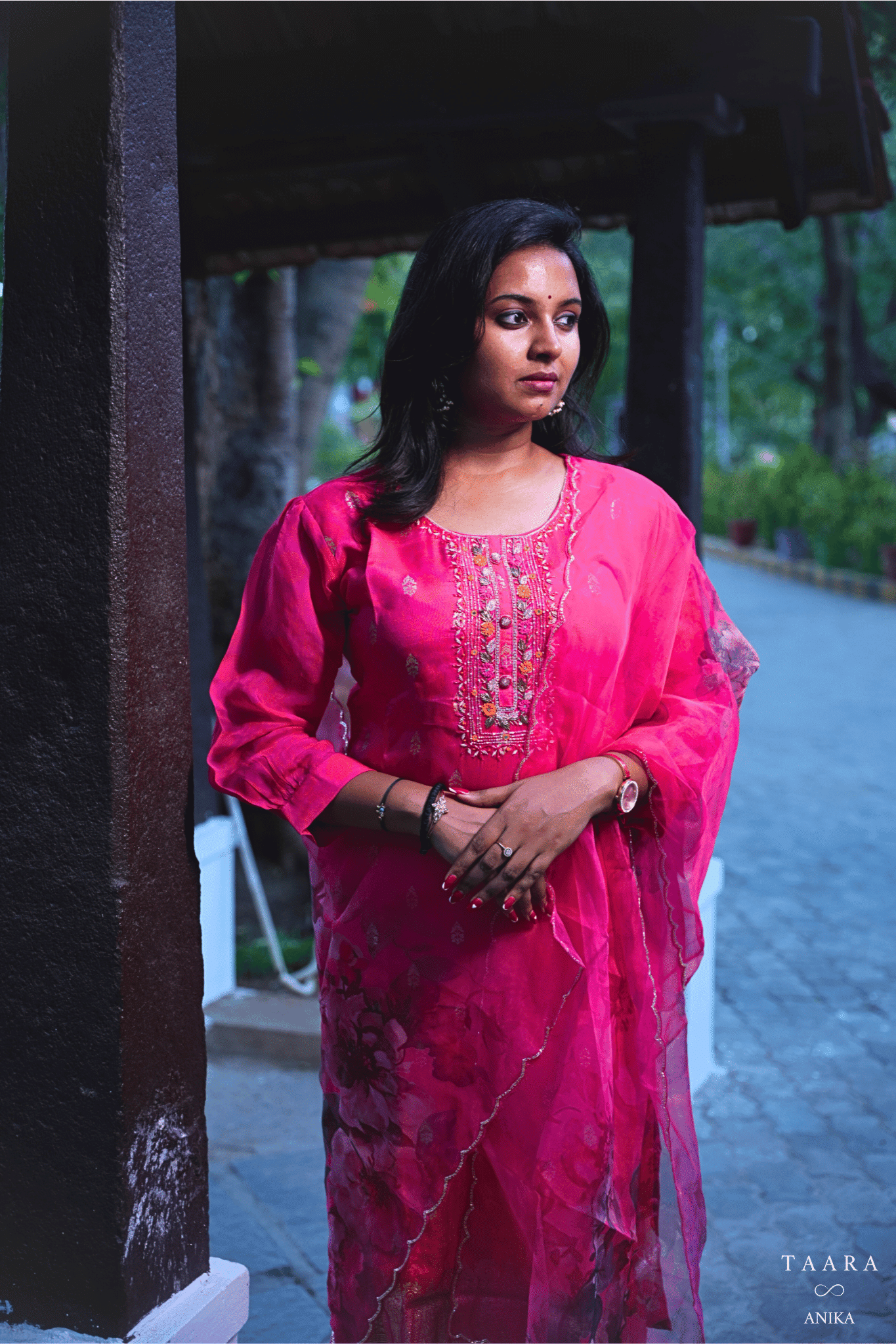 RANIPINK ORANGE DUAL TONE