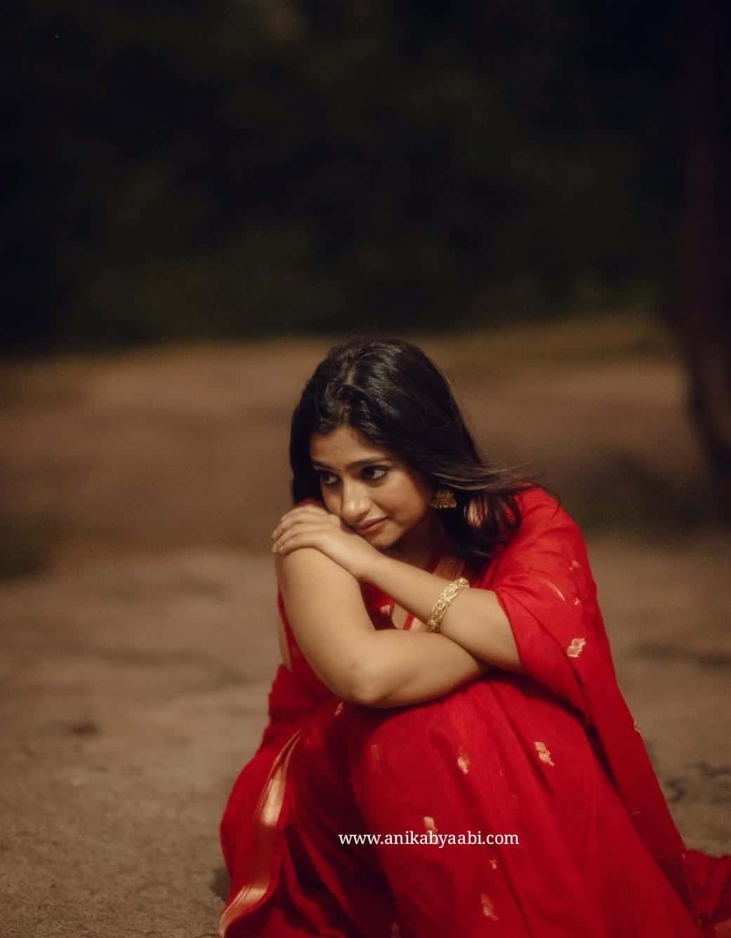 DHISHA-RED SAREE