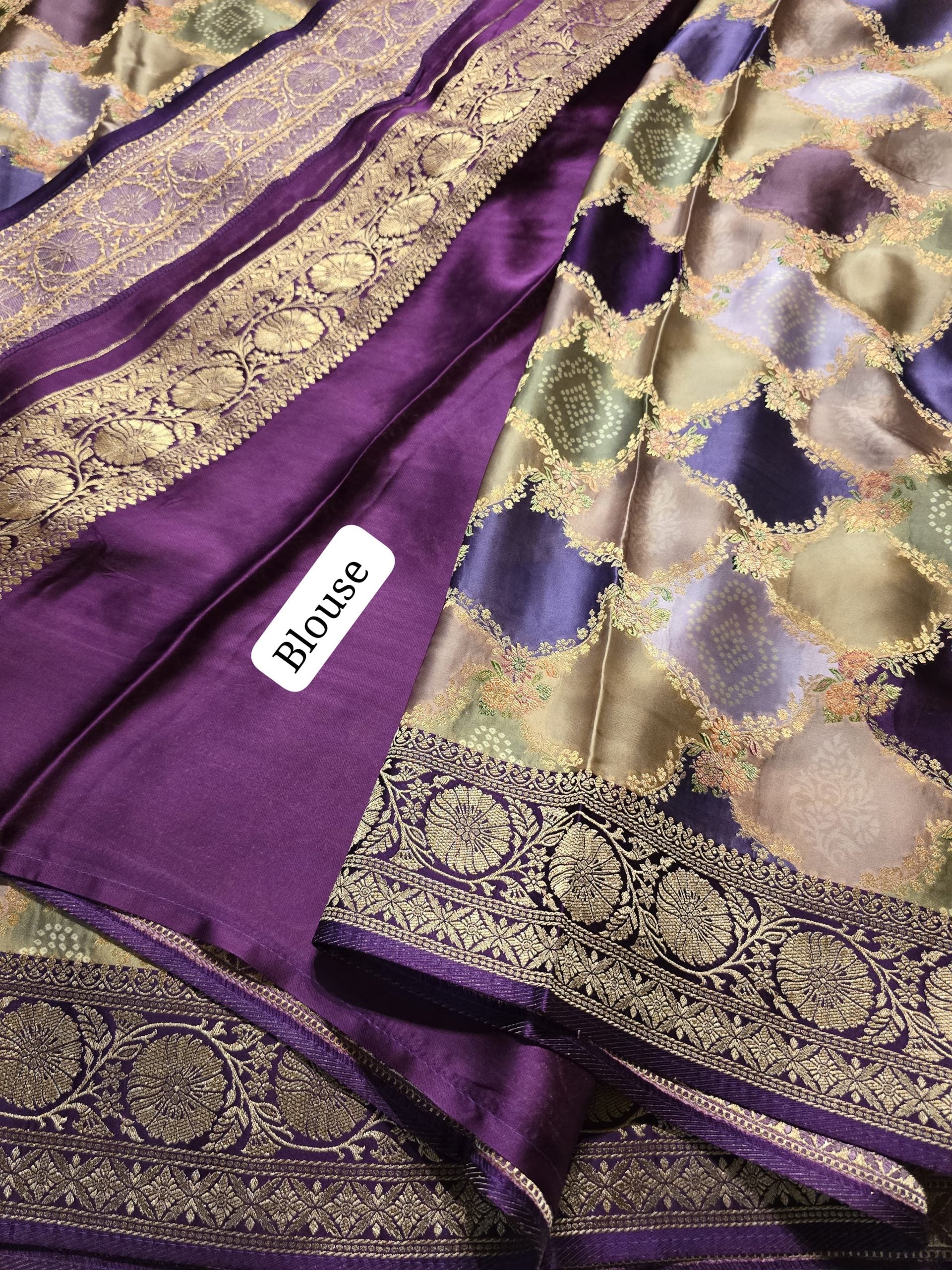SHADES OF LOVE-PURPLE SAREE