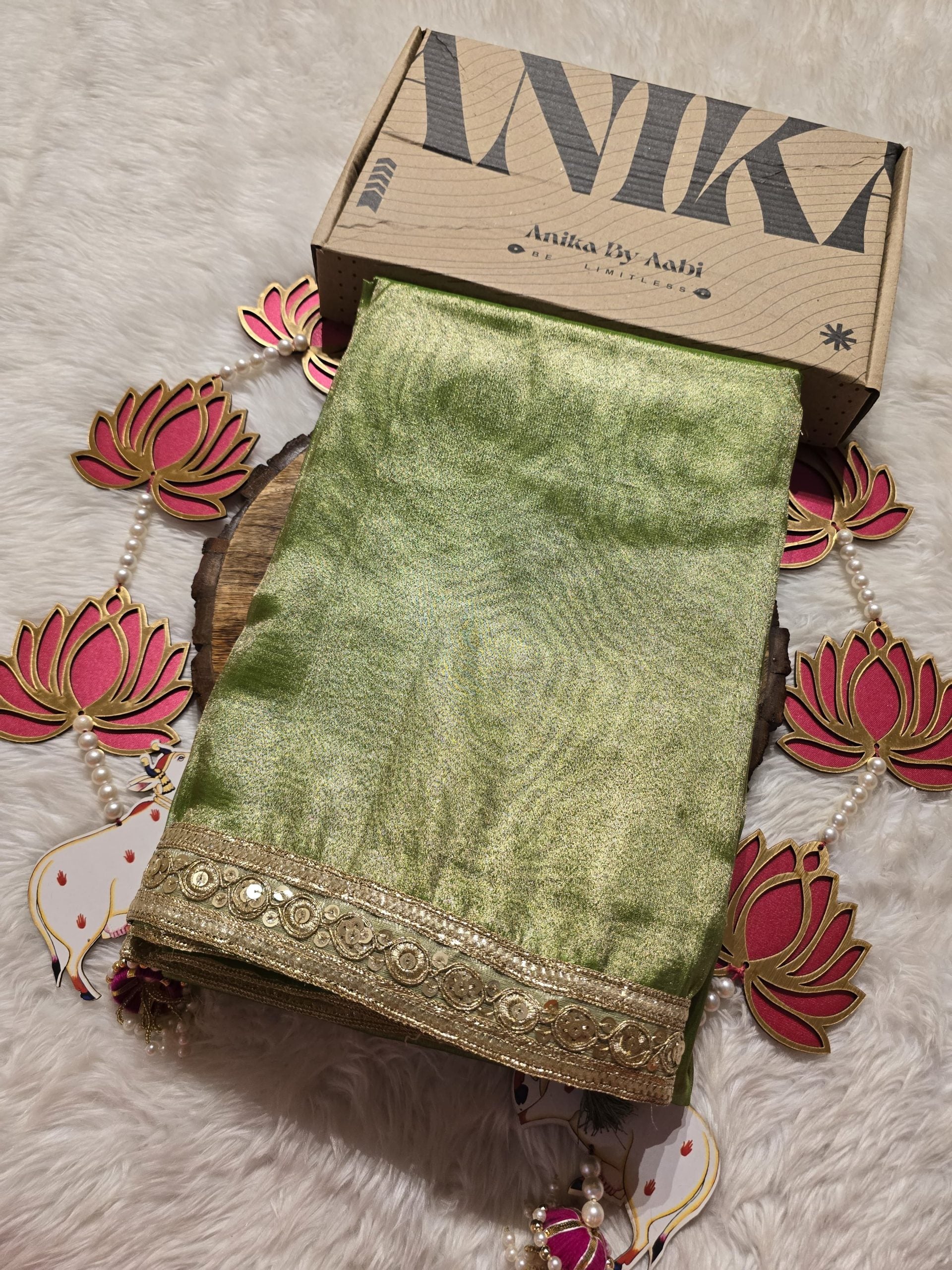 THRITHI 3 -DUAL GREEN SAREE