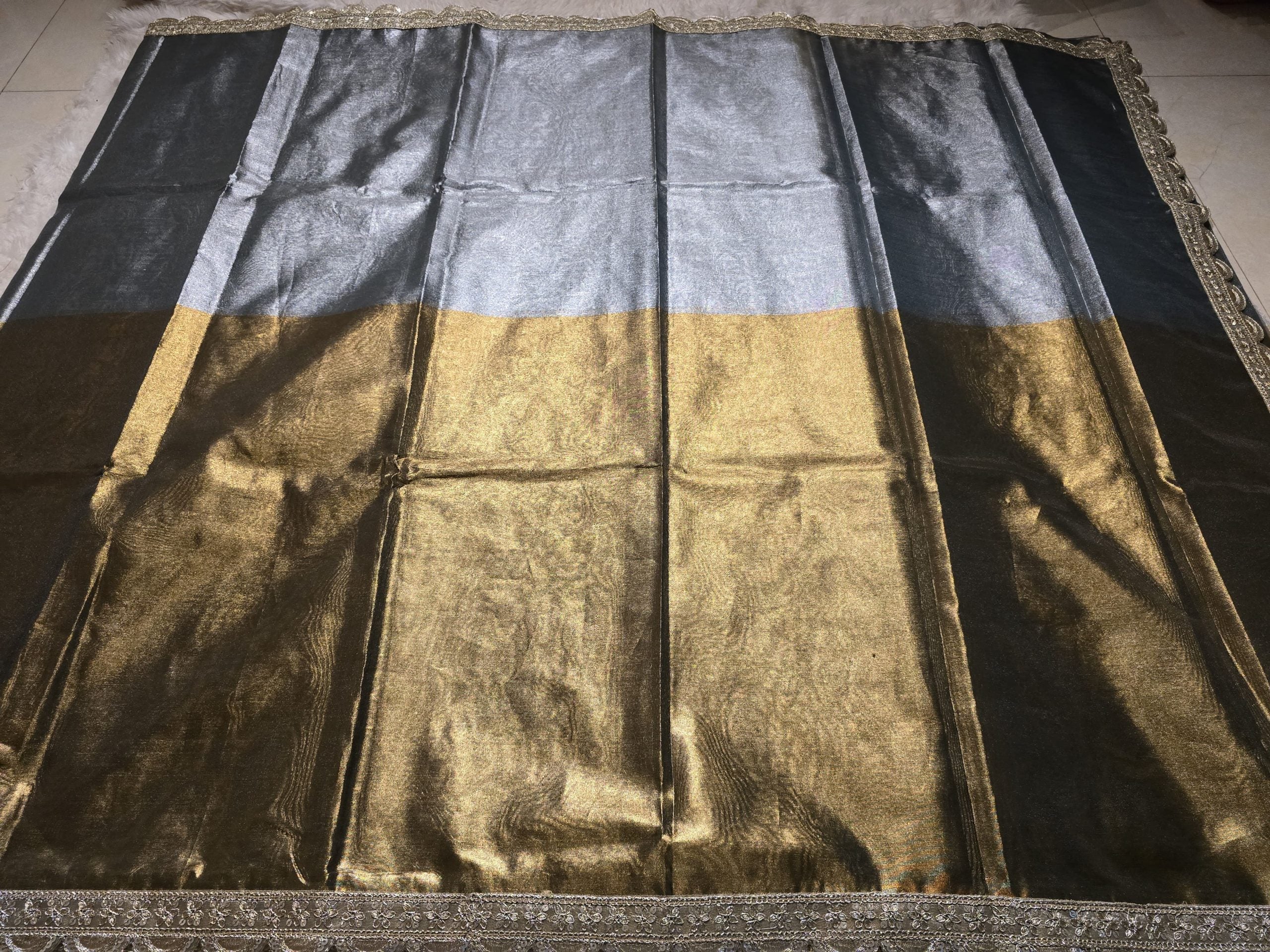 SHIV - METTALIC DUAL TONE SAREE