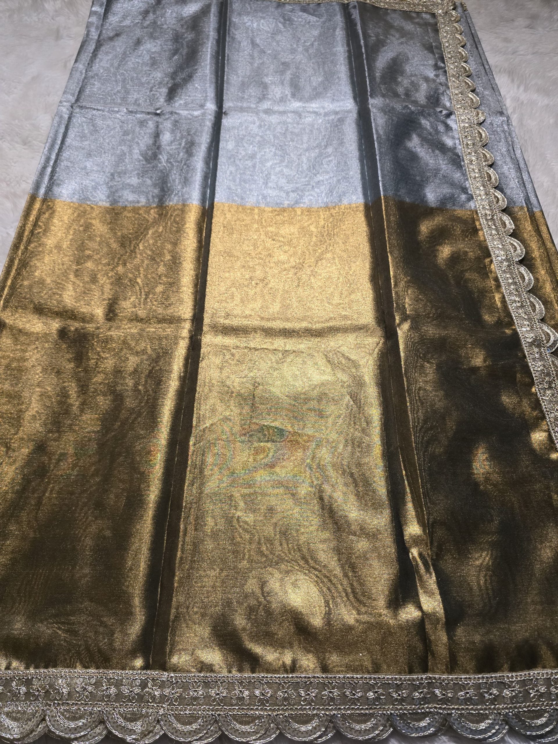 SHIV - METTALIC DUAL TONE SAREE