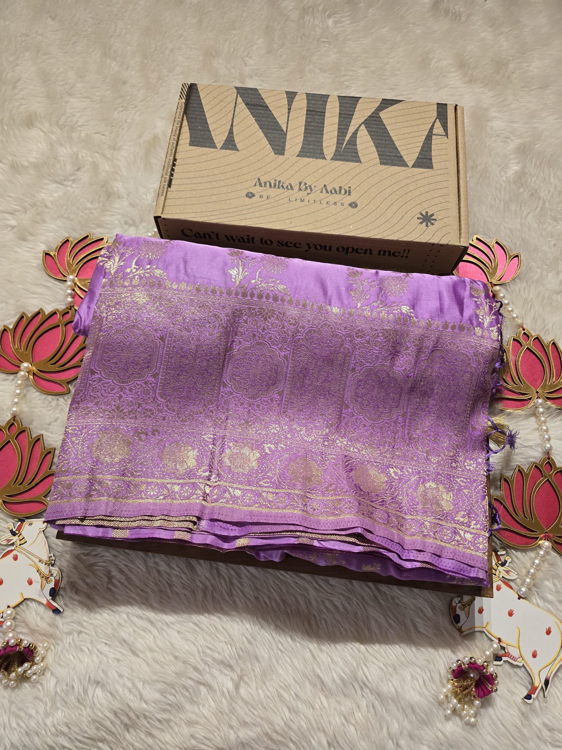 SHOBHI-LAVENDER PINK SAREE