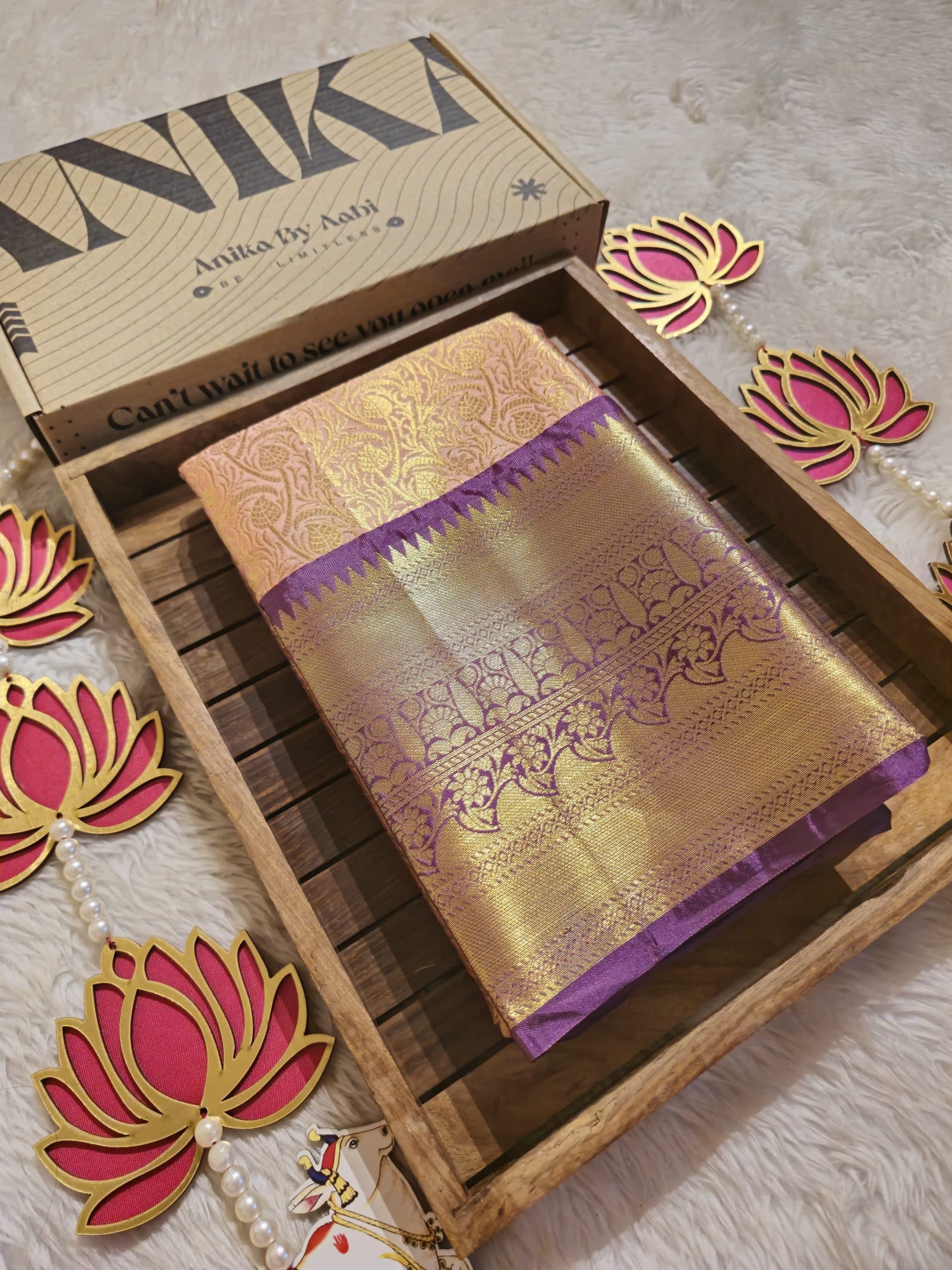 ANIKA'S SEMI KANCHI SILK SAREE-AS02