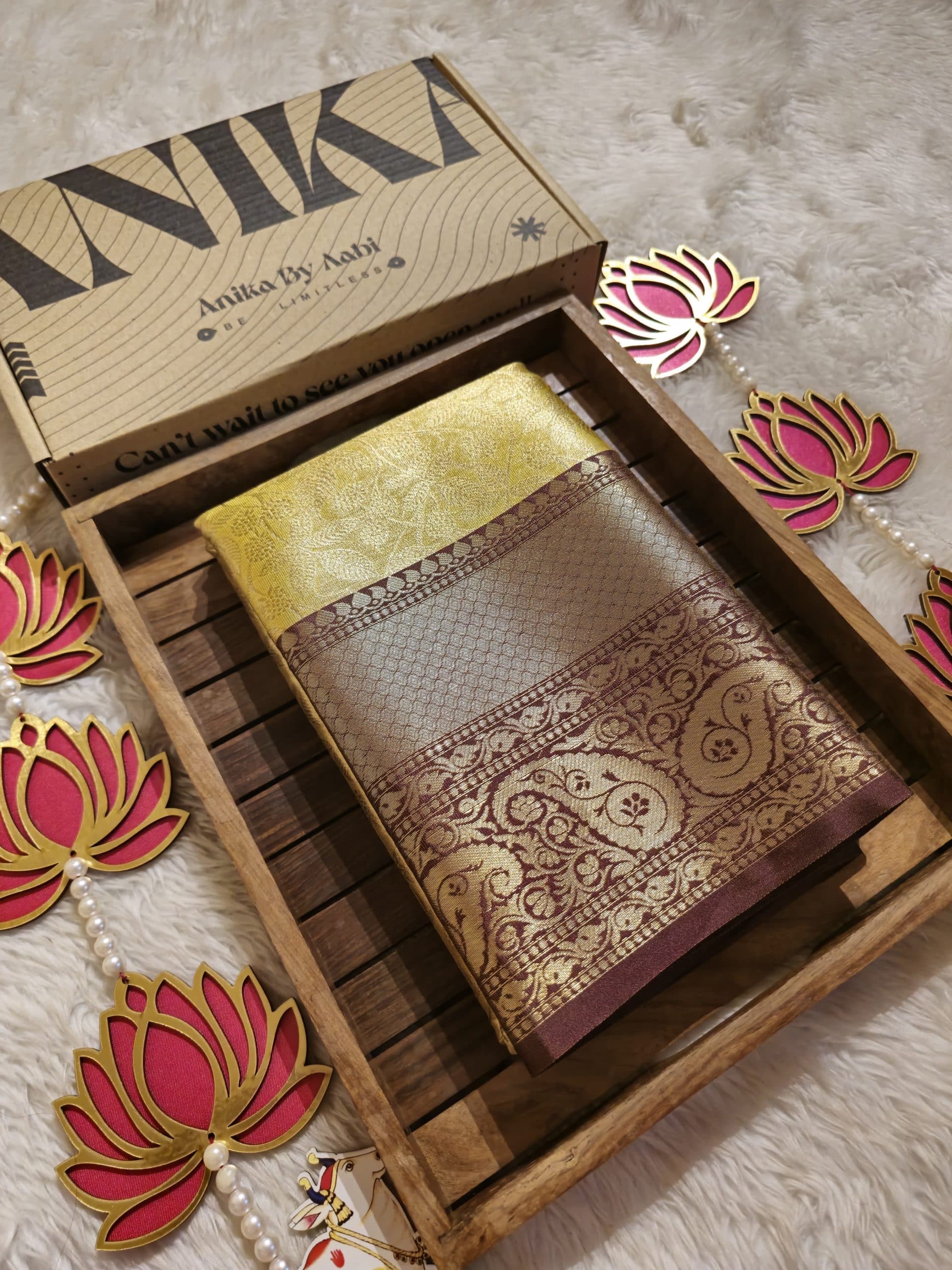 ANIKA'S KANCHI SEMI SILK SAREE-AS05