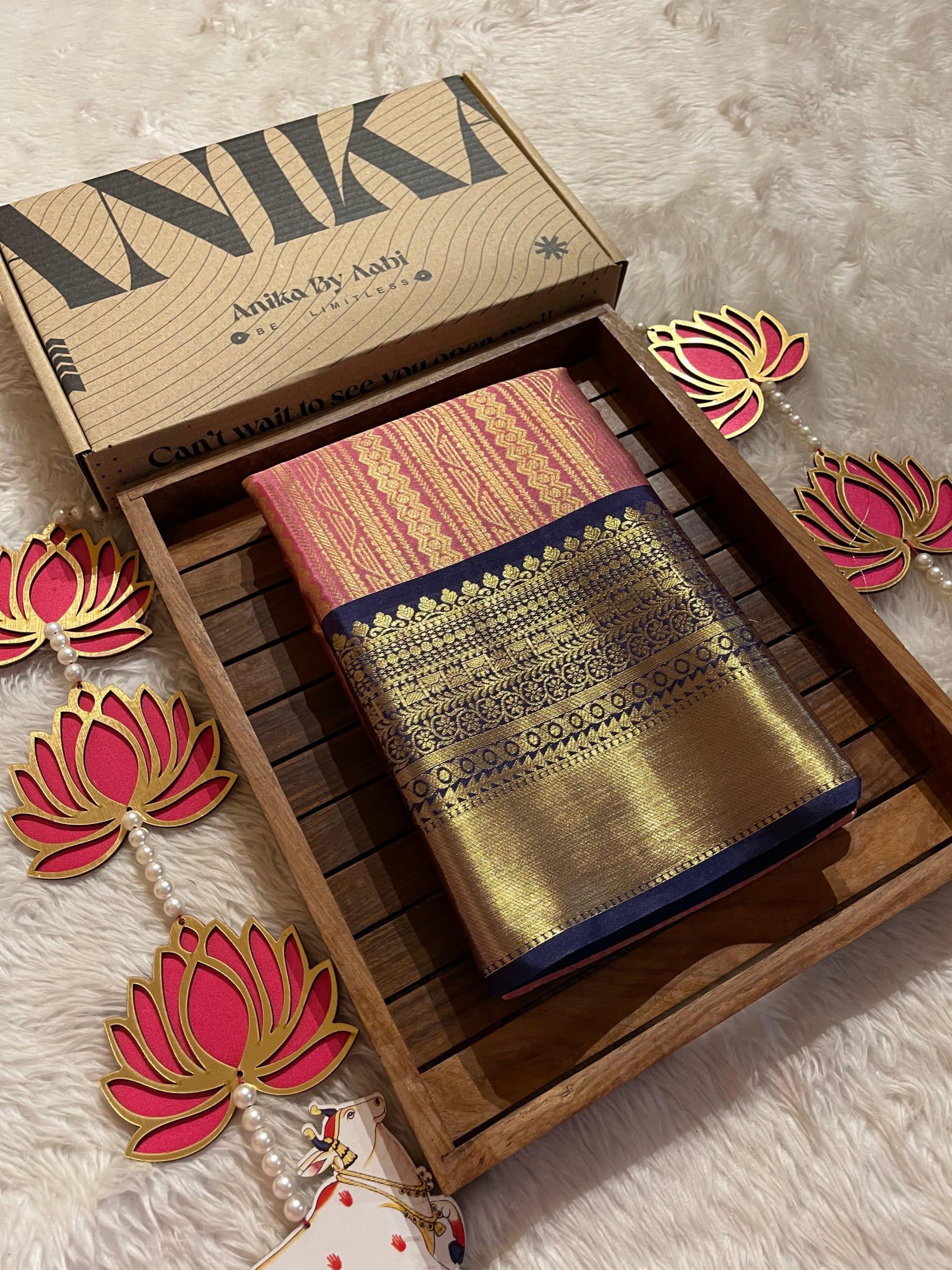ANIKA'S KANCHI SEMI SILK SAREE-AS10