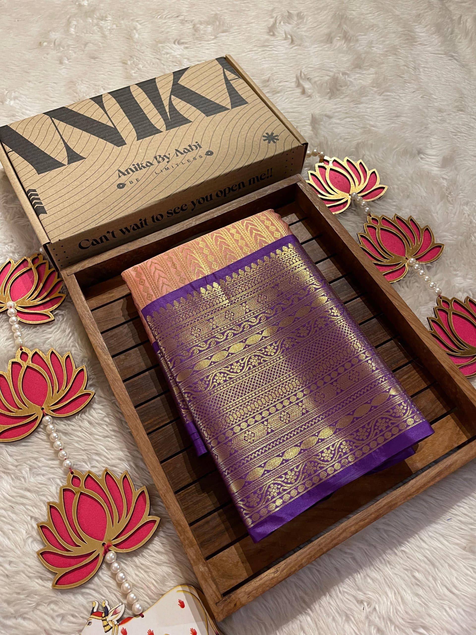 ANIKA'S KANCHI SEMI SILK SAREE-AS19