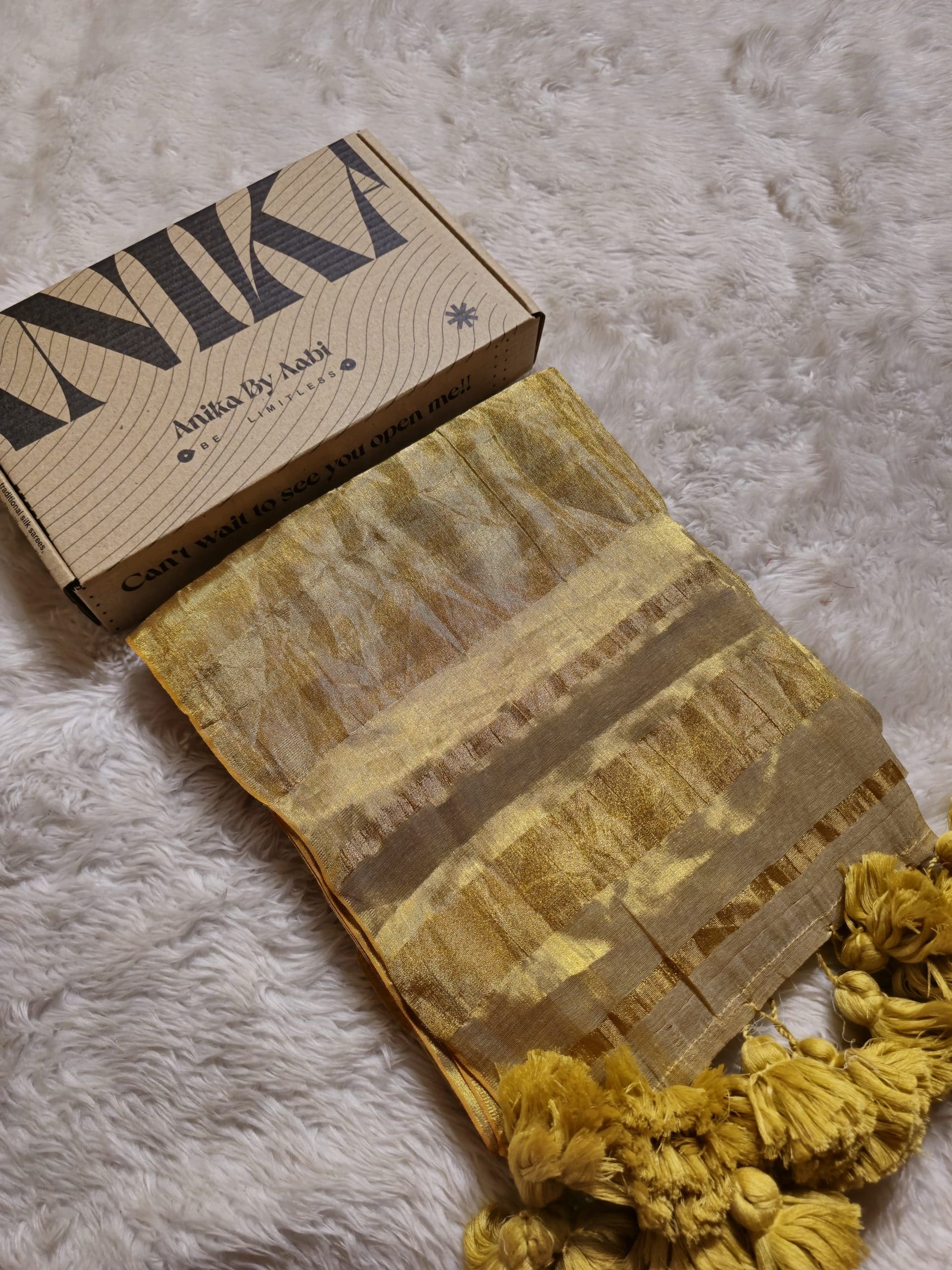 SHIKAR TISSUE - ONAME GOLD SAREE
