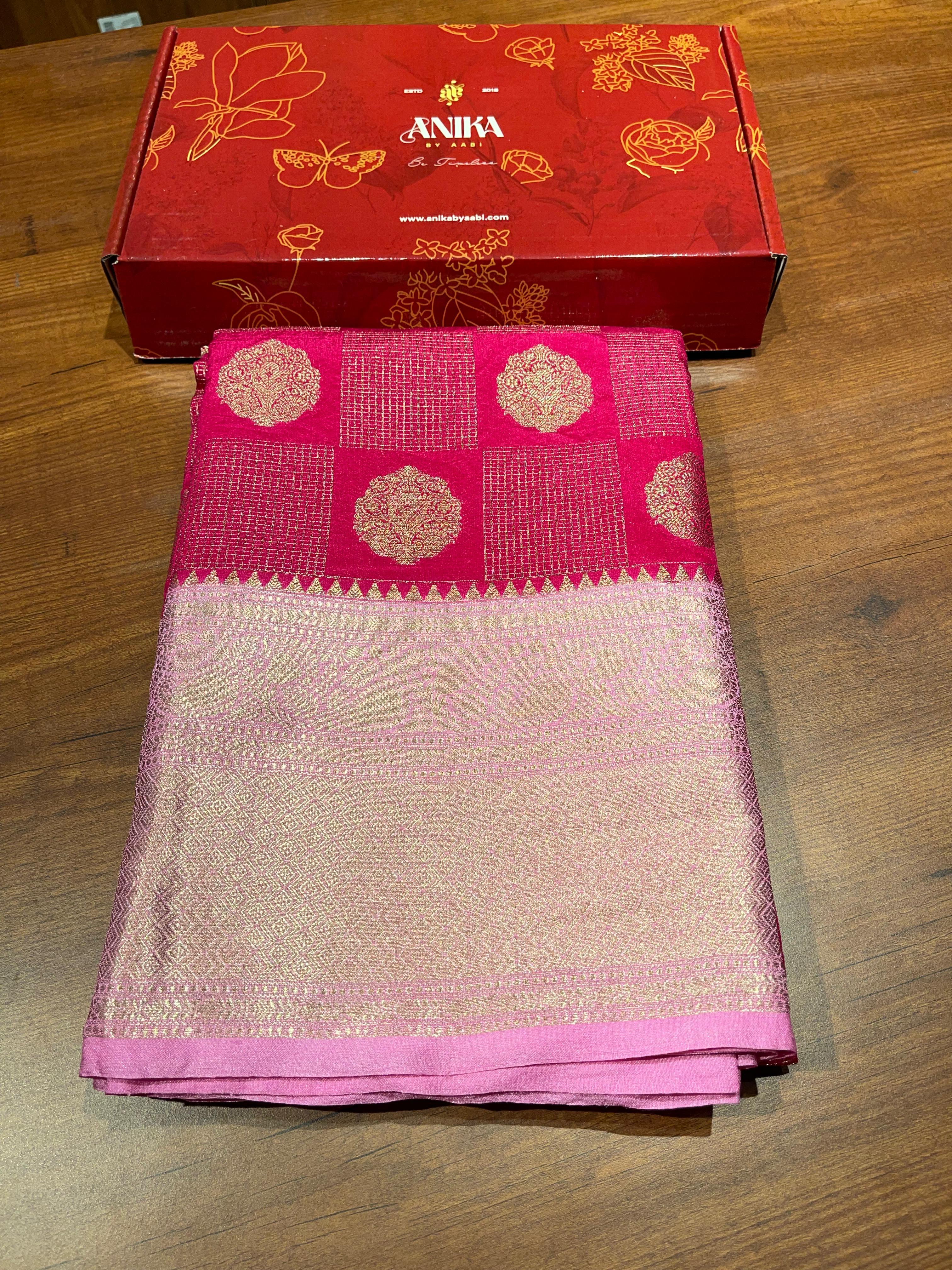 ROOPA- ANIKA'S BANARASI SEMI SILKS AR01