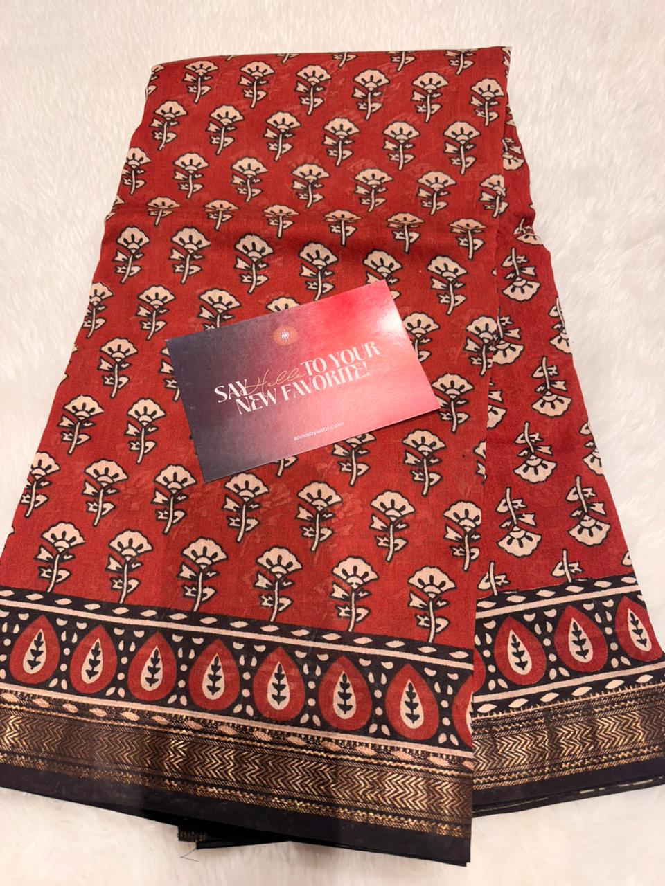 Anika’s Pure Maheshwari Silk cotton - APM03
