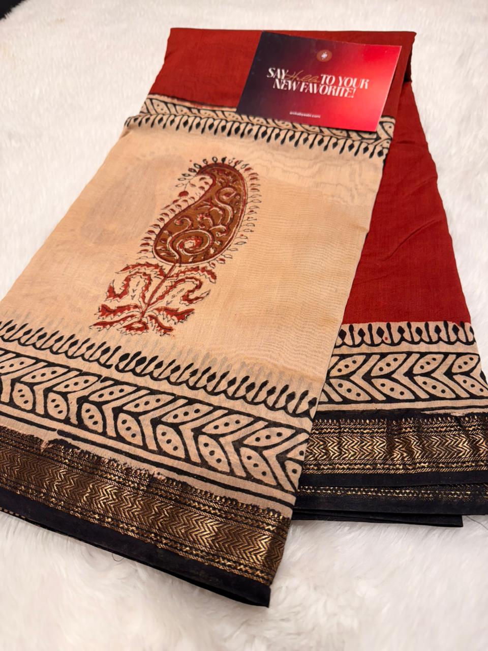 Anika’s Pure Maheshwari Silk cotton - APM08